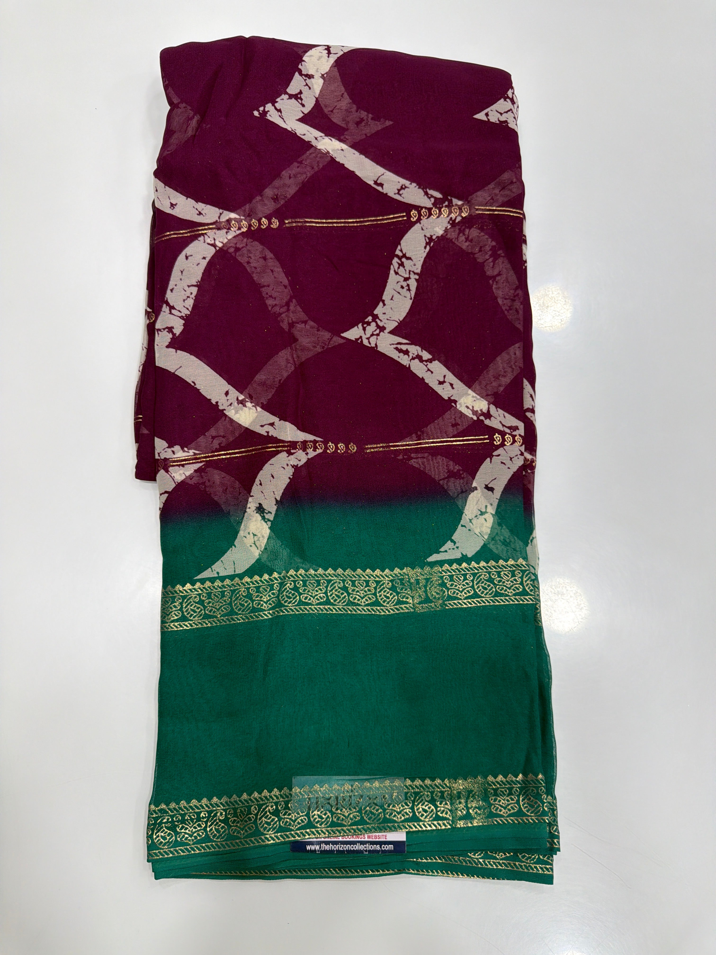 Waves Georgette saree