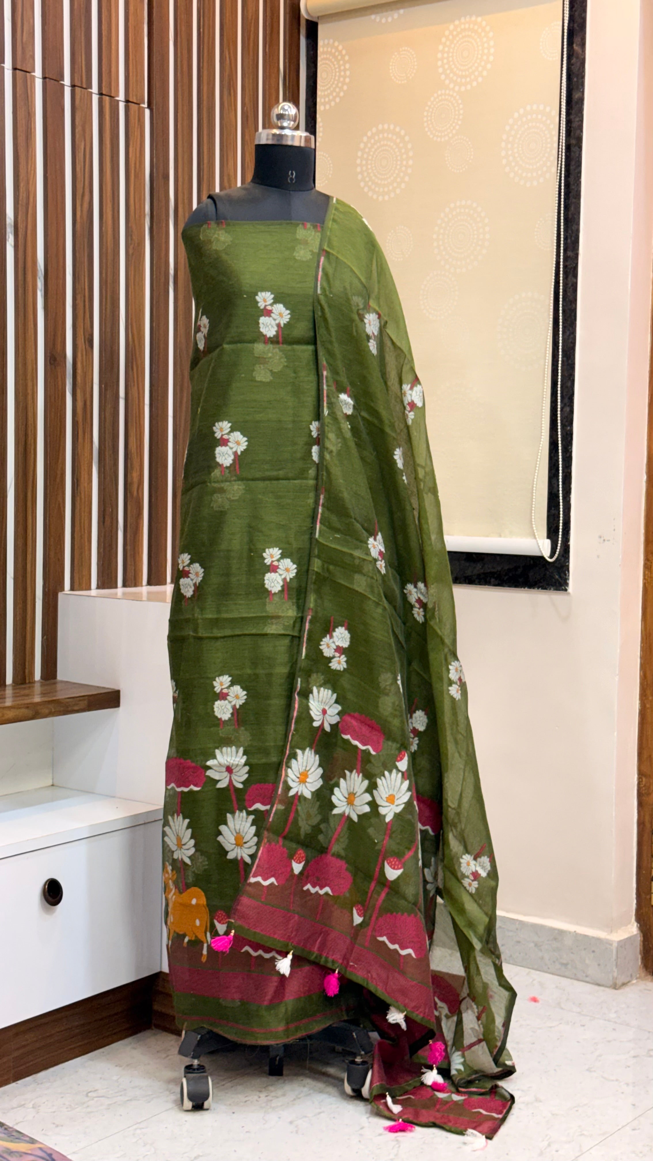 Jamdhani dress materials