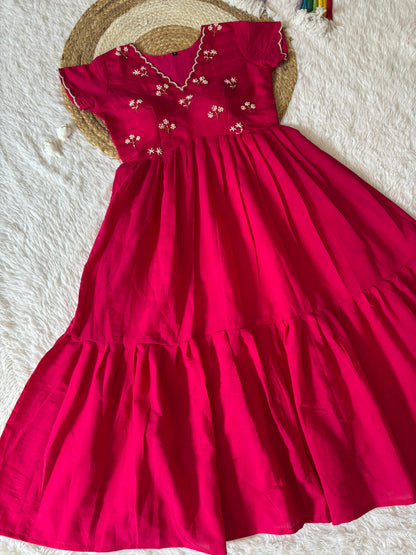Beautiful frocks with maggam work
