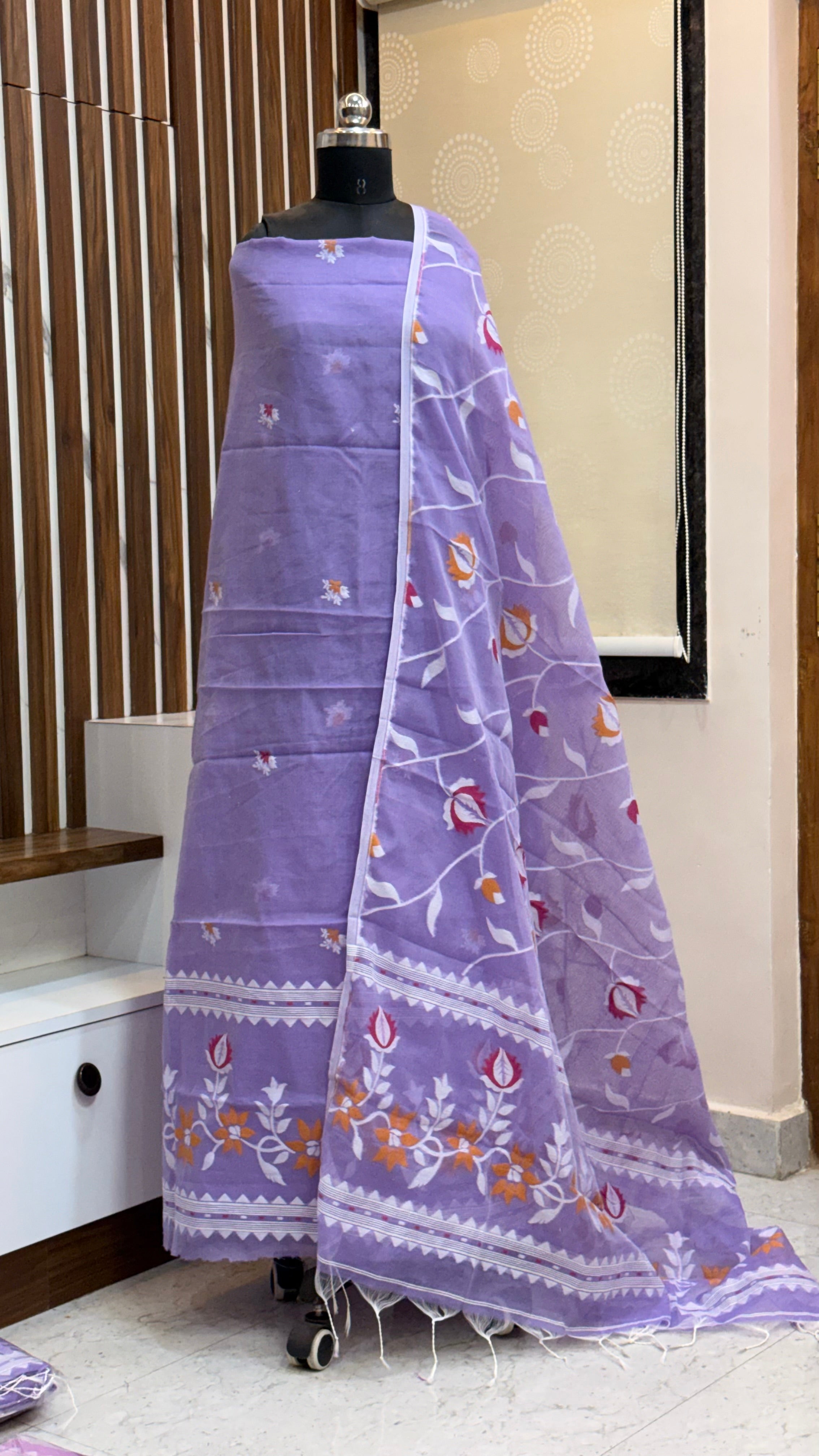 Jamdhani dress materials