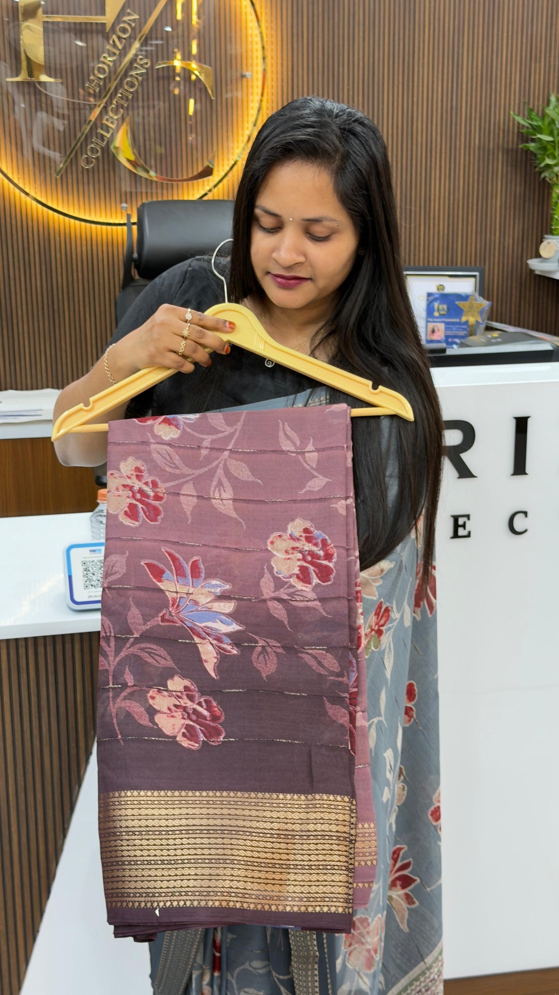 Floral Marshmallow sarees