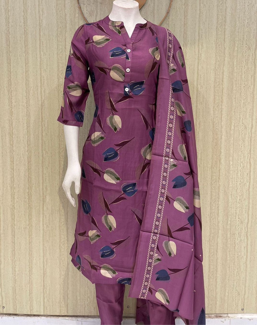 Premium quality vertical fabric 3 piece set