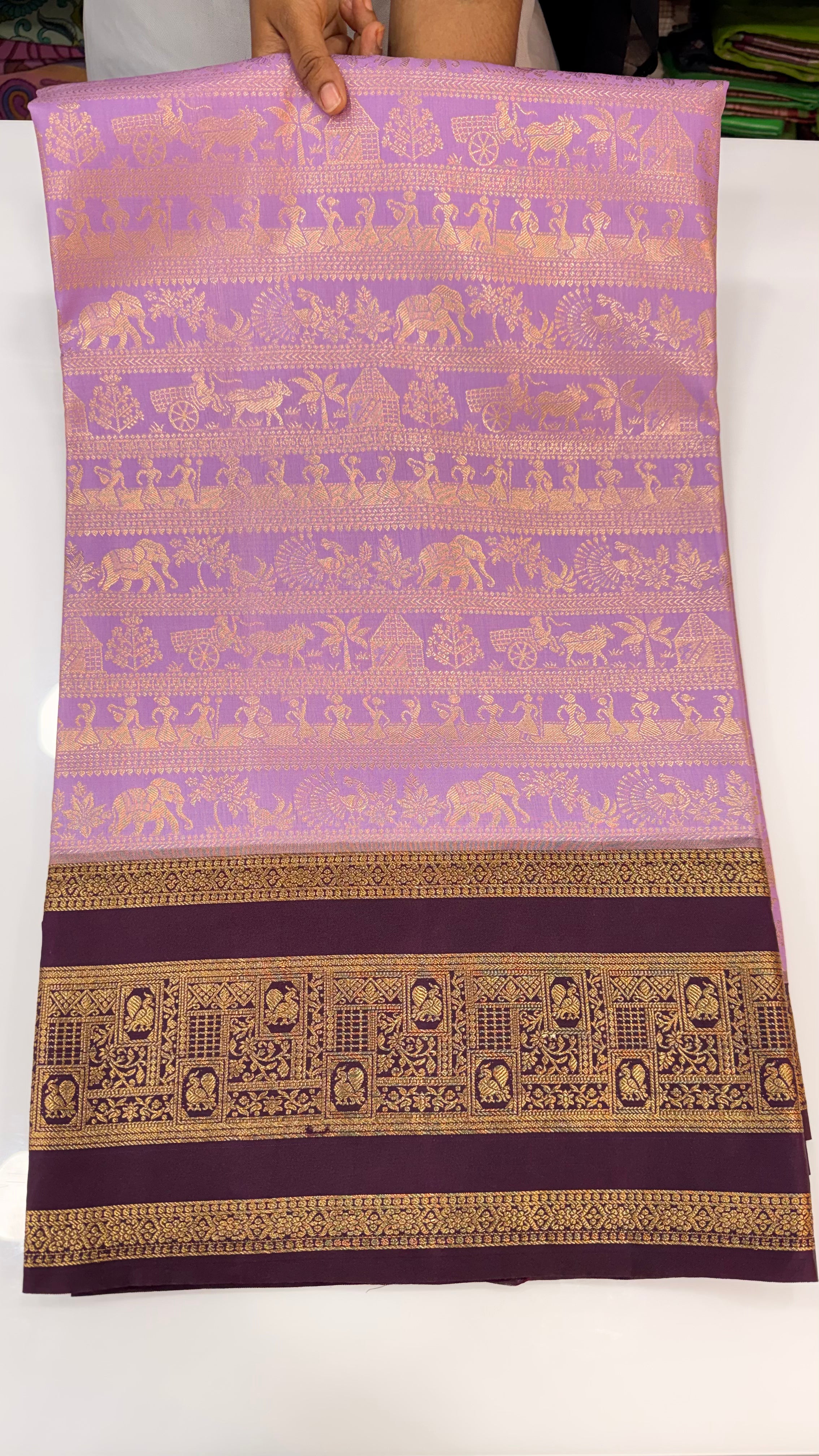 Bridal Meenakari sarees