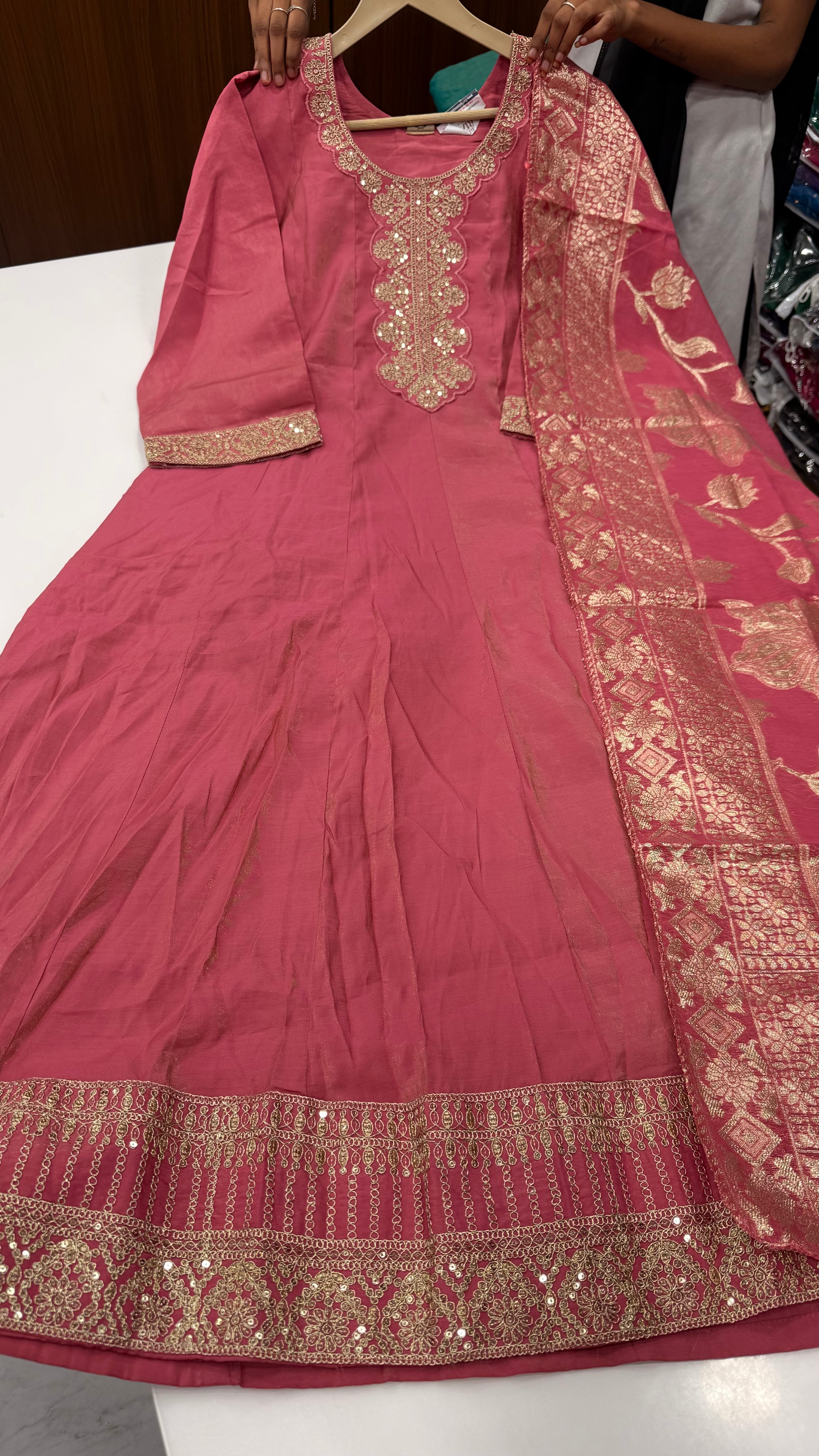Anarkali three piece set