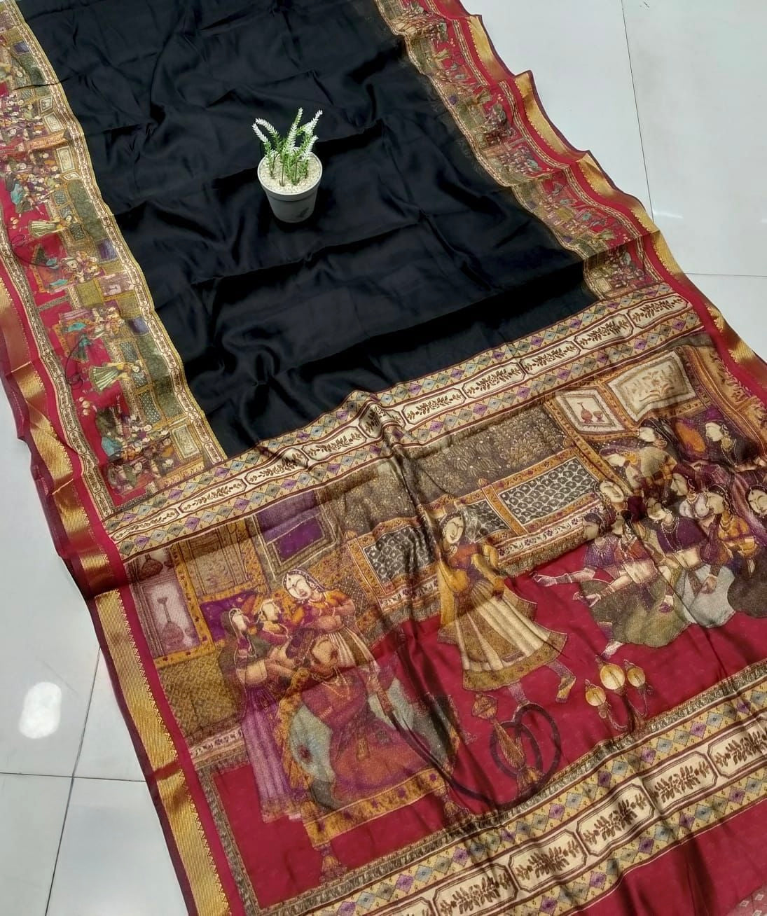 Maheshwari silk saree