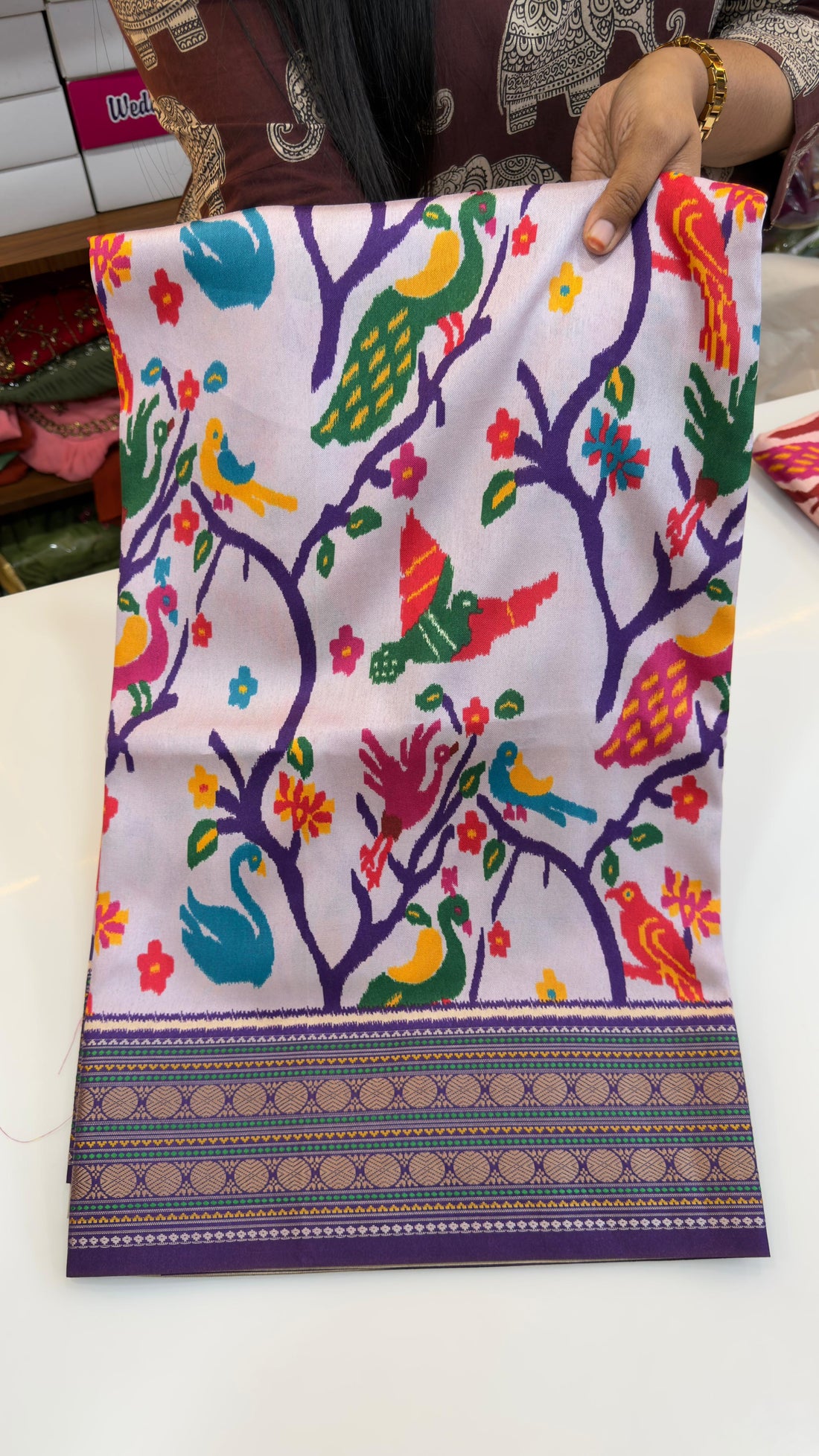 Pre booking 1 week dispatch time Fancy Tussar Ikkat Patola Sarees