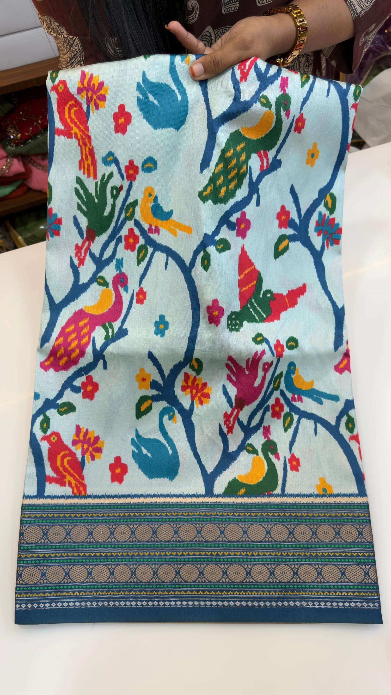 Pre booking 1 week dispatch time Fancy Tussar Ikkat Patola Sarees