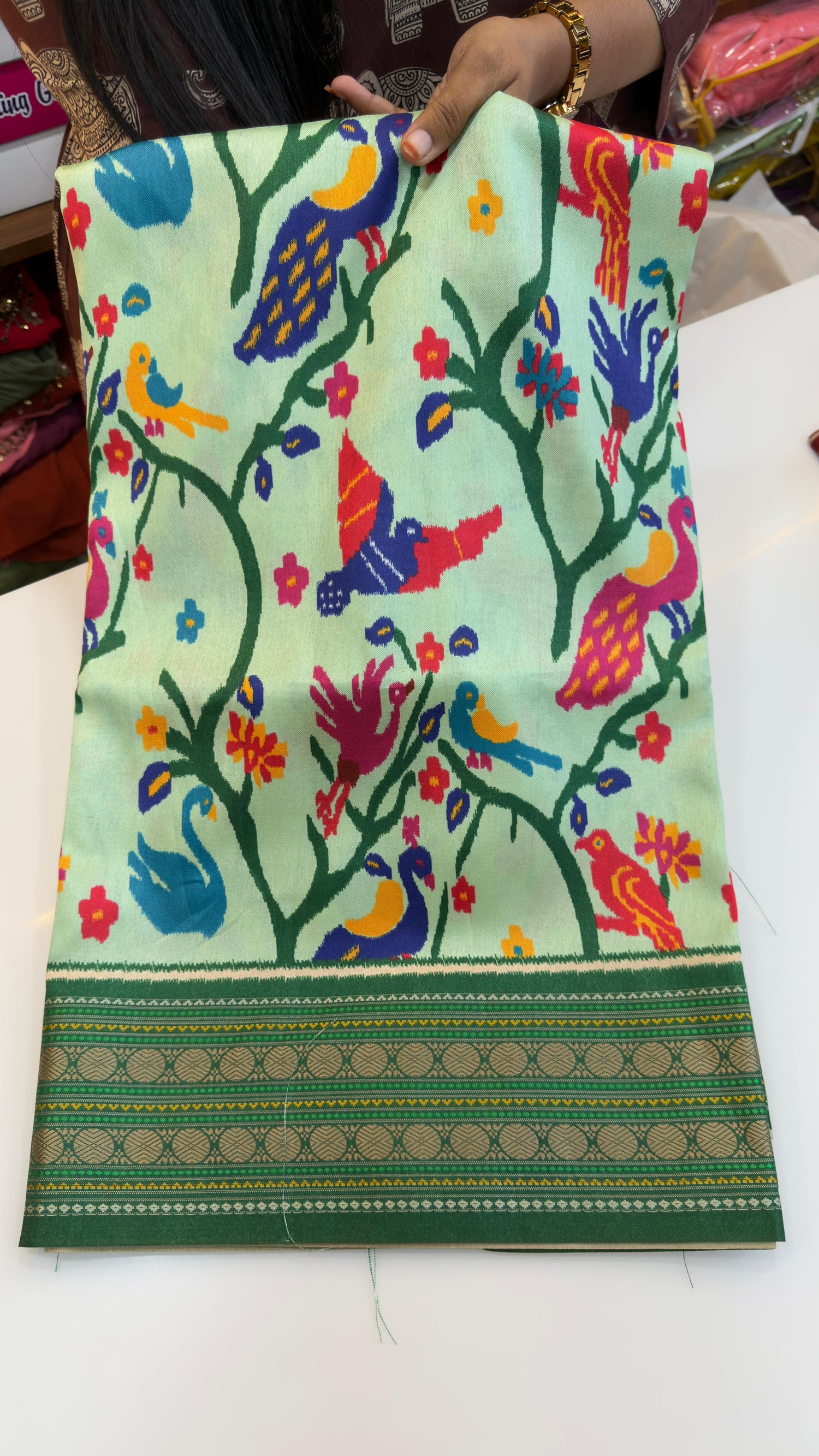 Pre booking 1 week dispatch time Fancy Tussar Ikkat Patola Sarees