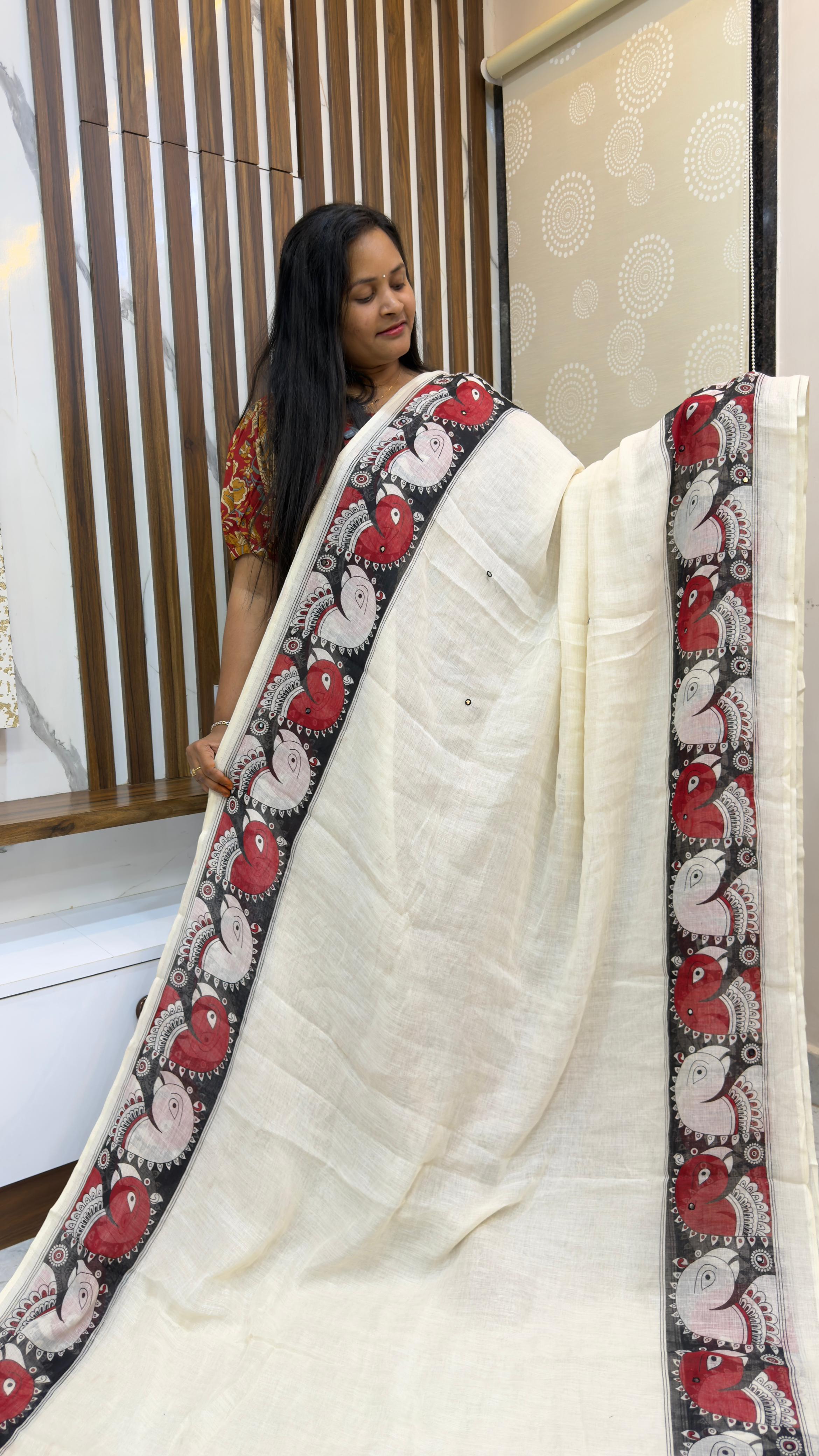Soft Lenin saree