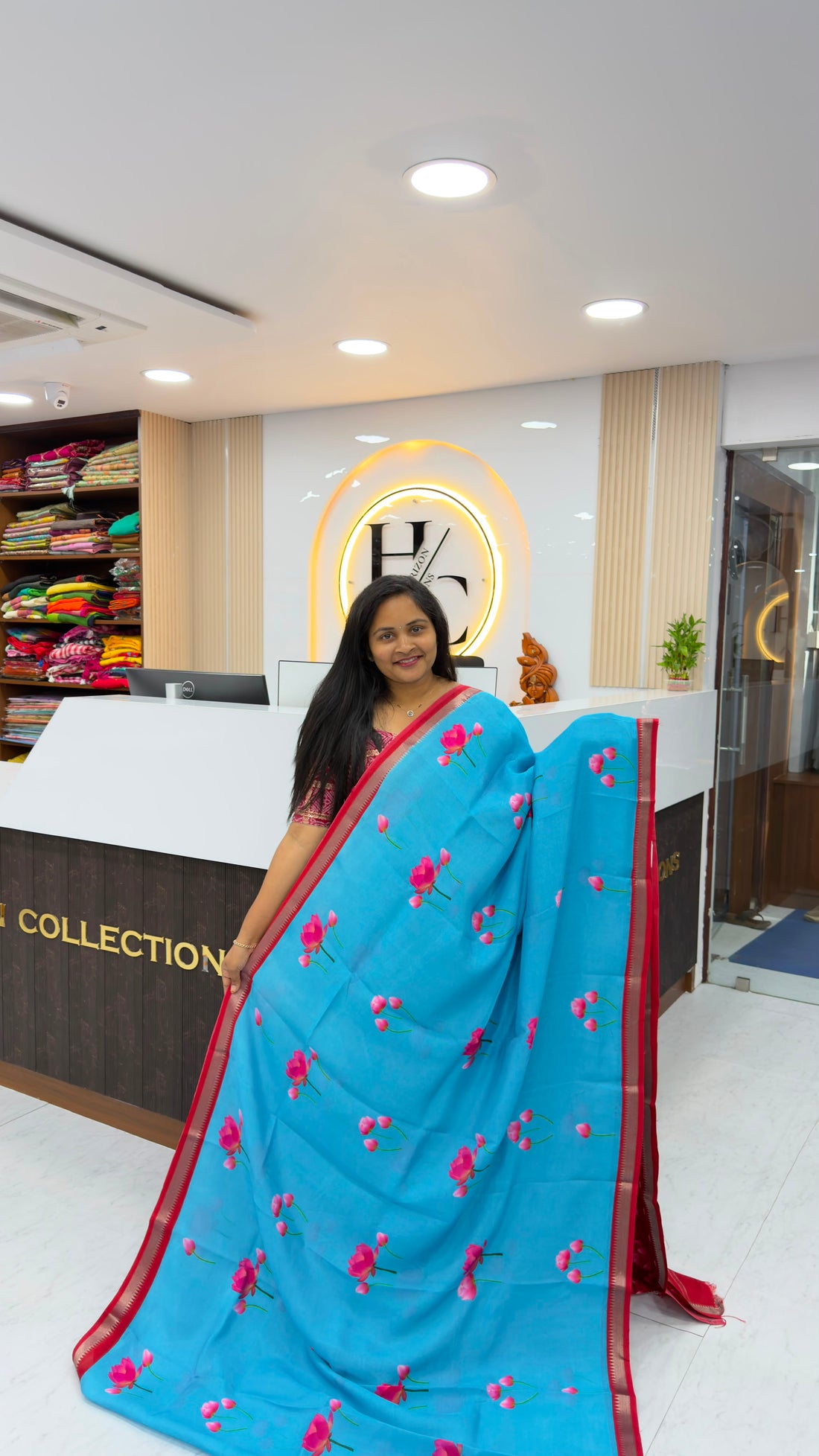 Mangalgiri Digital Printed Sarees