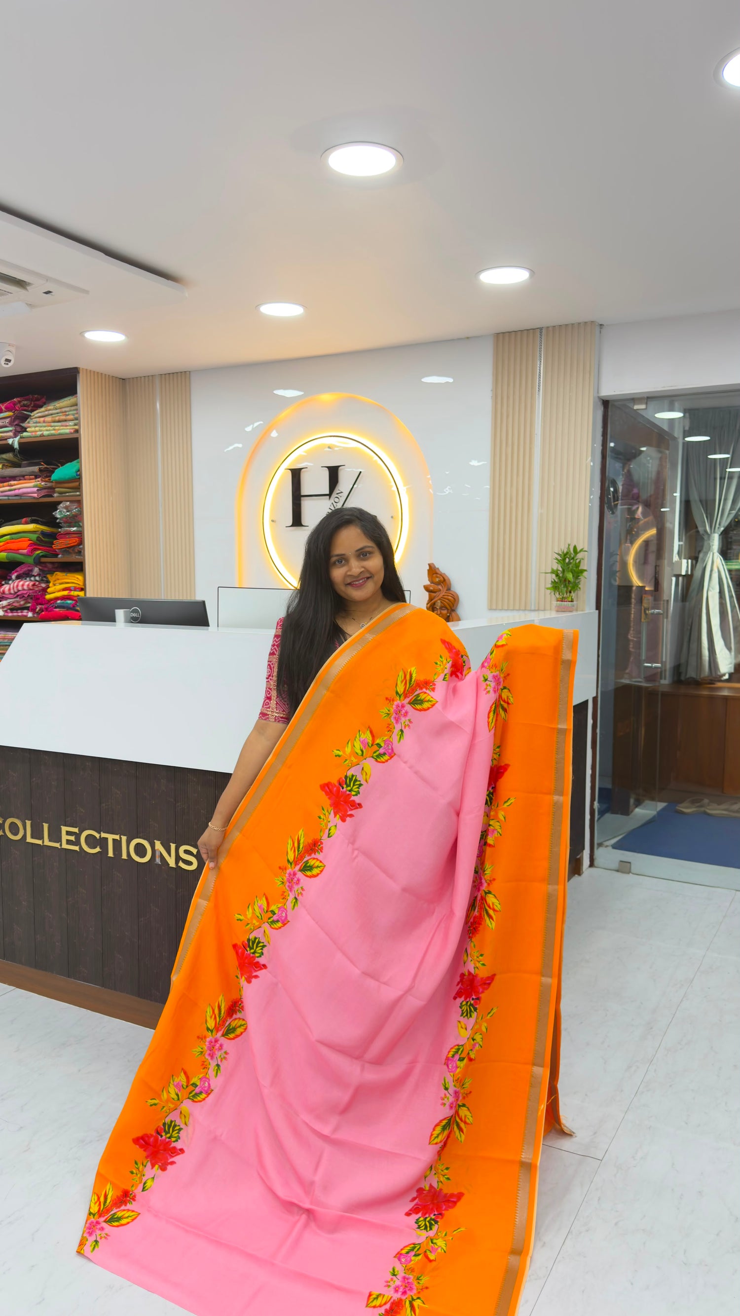 Mangalgiri Digital Printed Sarees