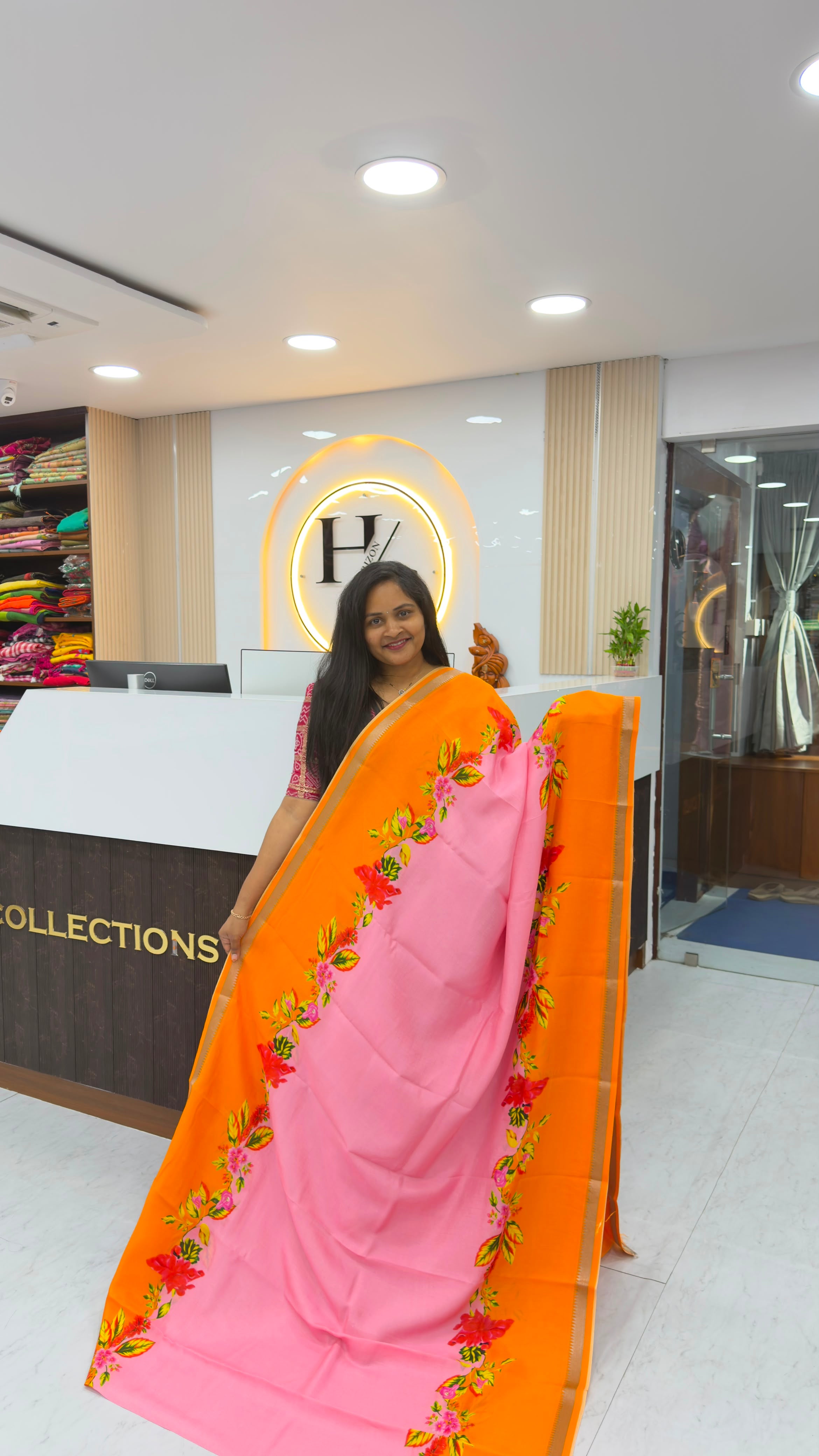 Mangalgiri Digital Printed Sarees