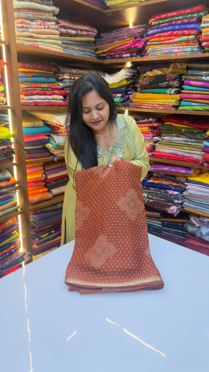 Light weight chiffon sarees