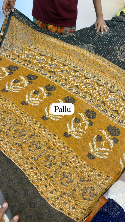 Light weight chiffon sarees