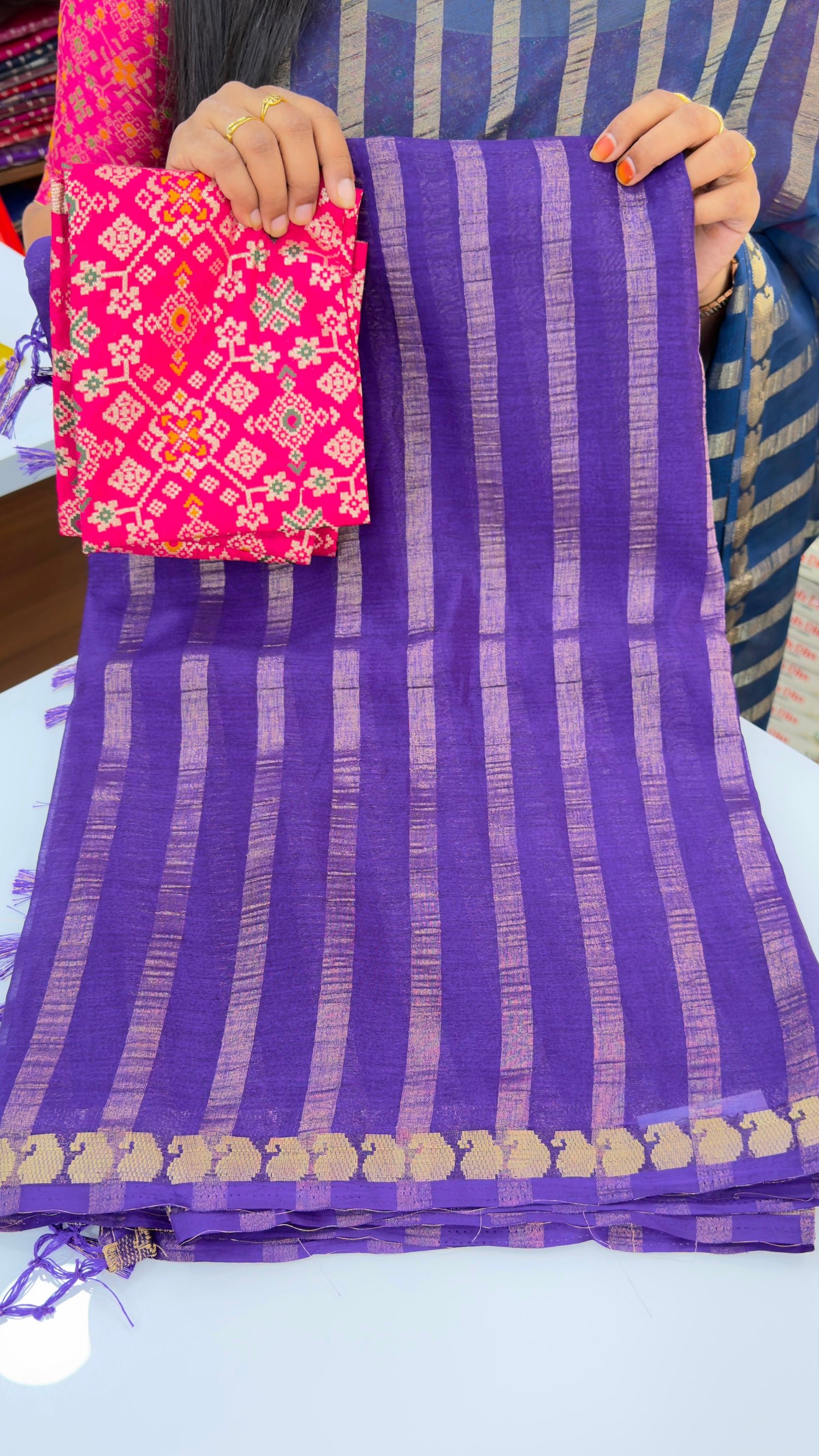 Banarasi chiffon sarees