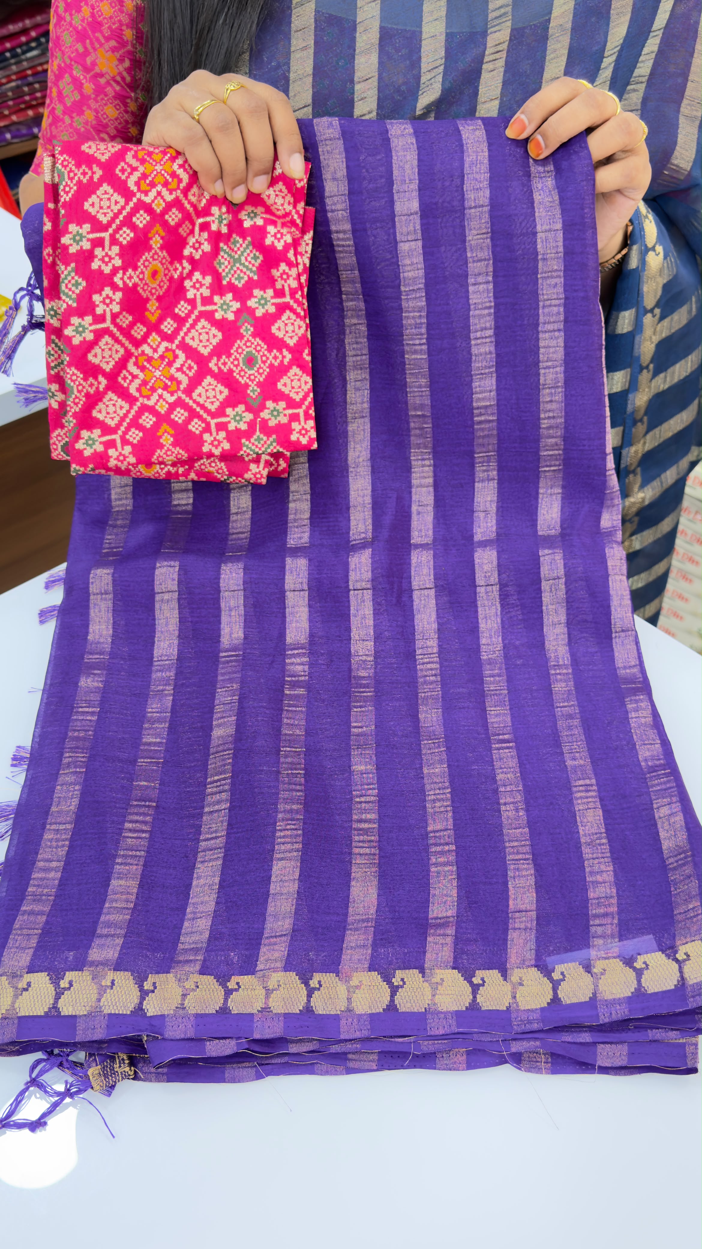 Banarasi chiffon sarees