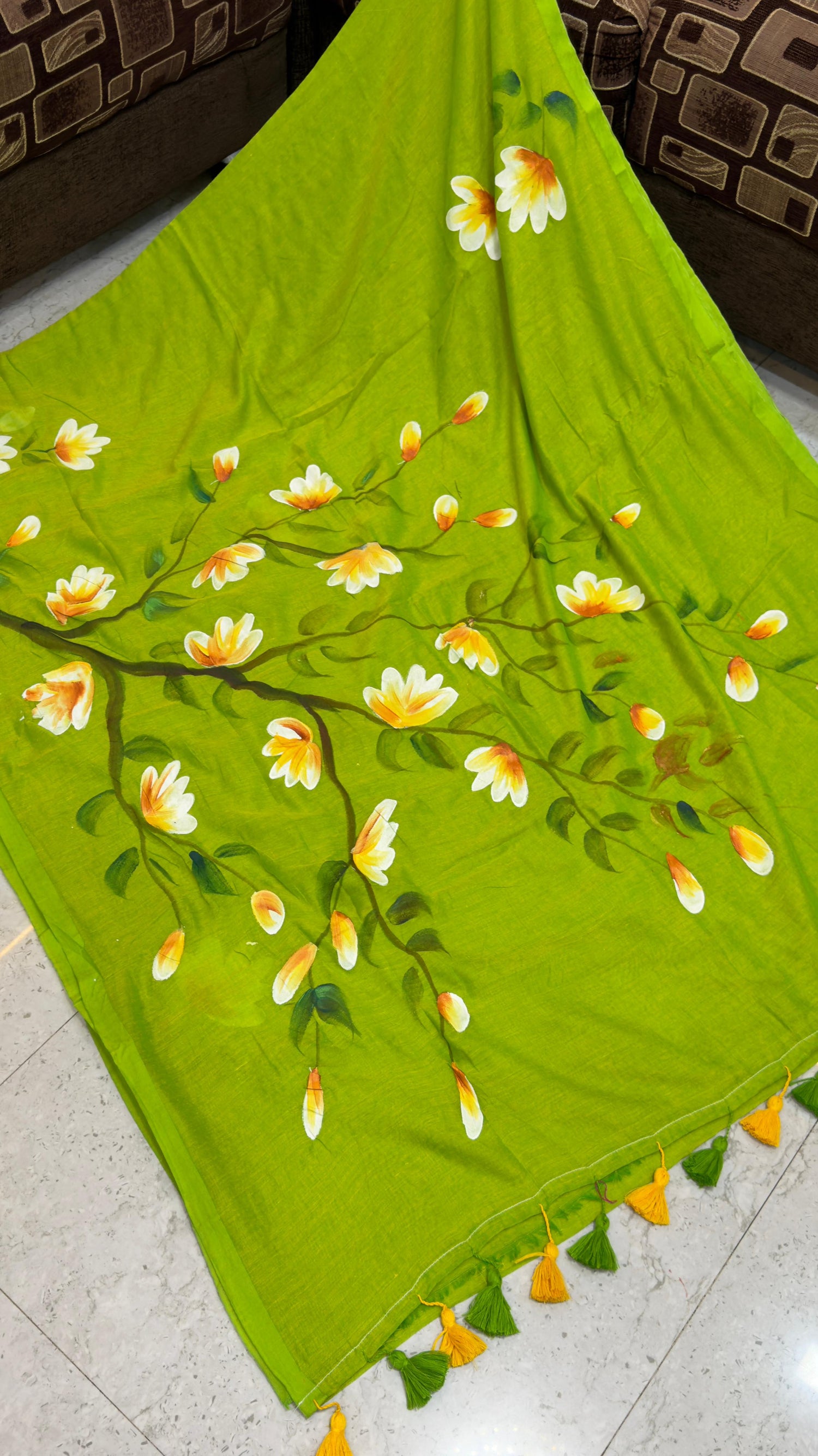 Pre Booking Hand painted Mul Cotton