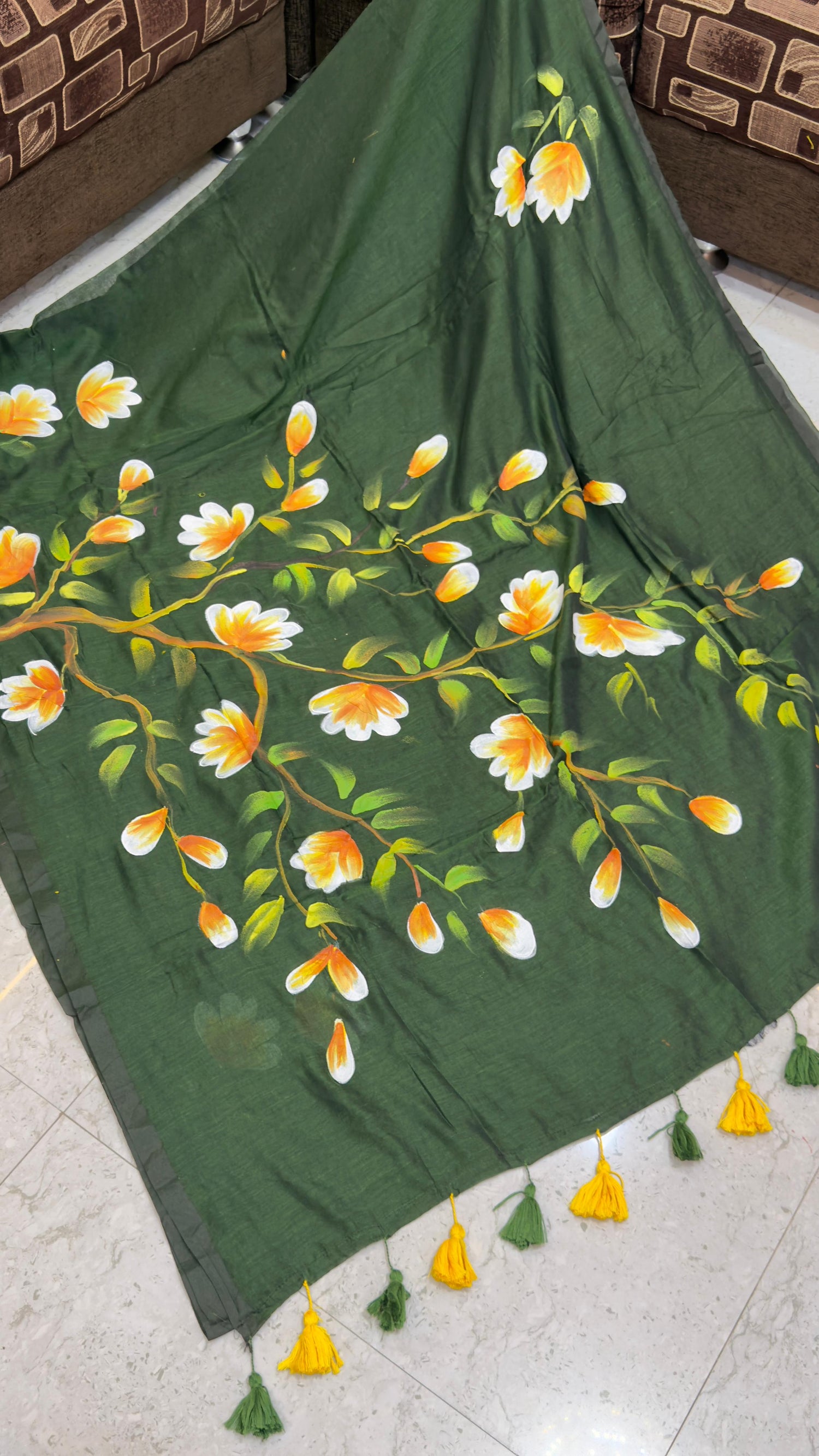 Pre Booking Hand painted Mul Cotton