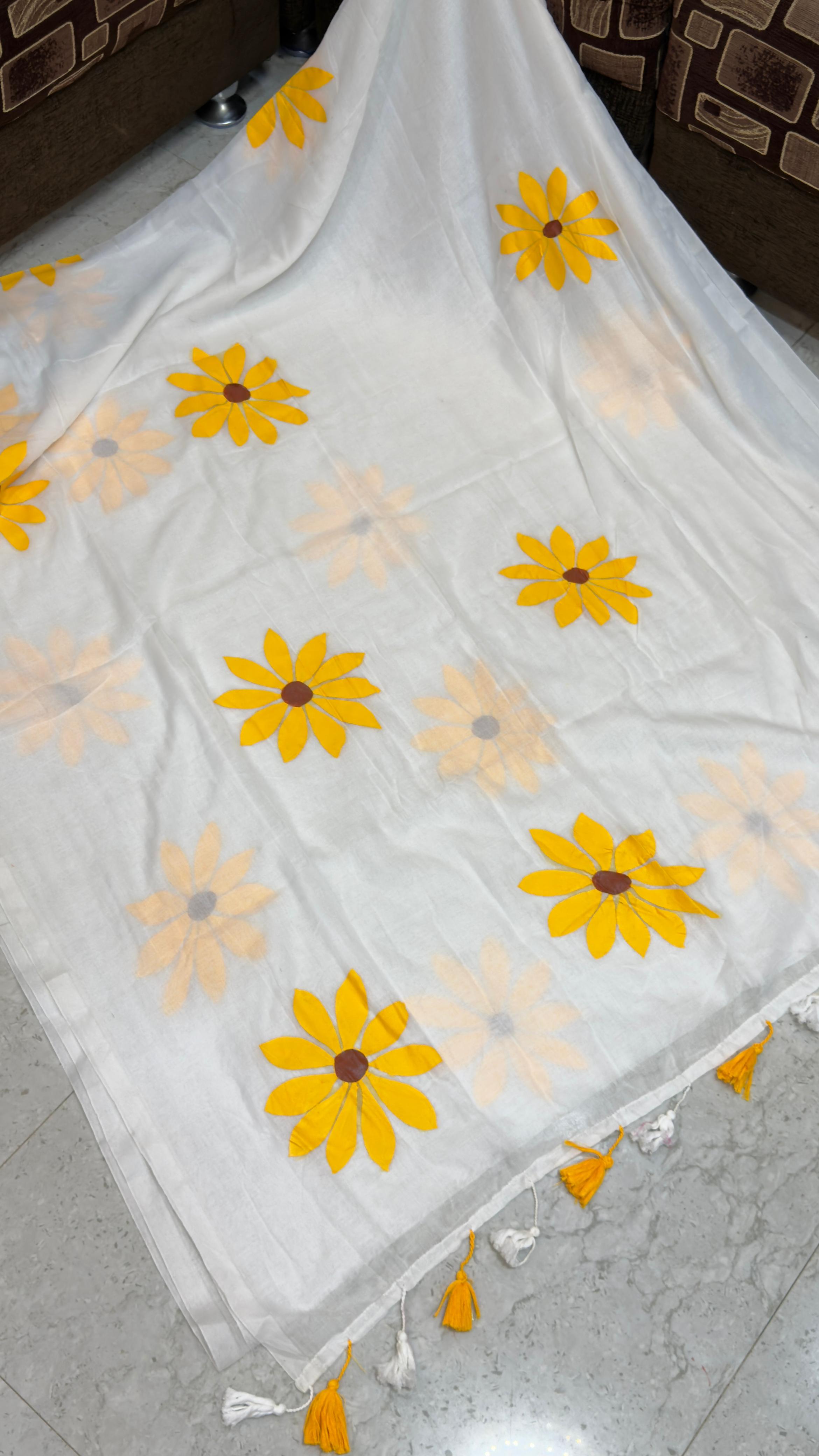 Mull Cotton Saree