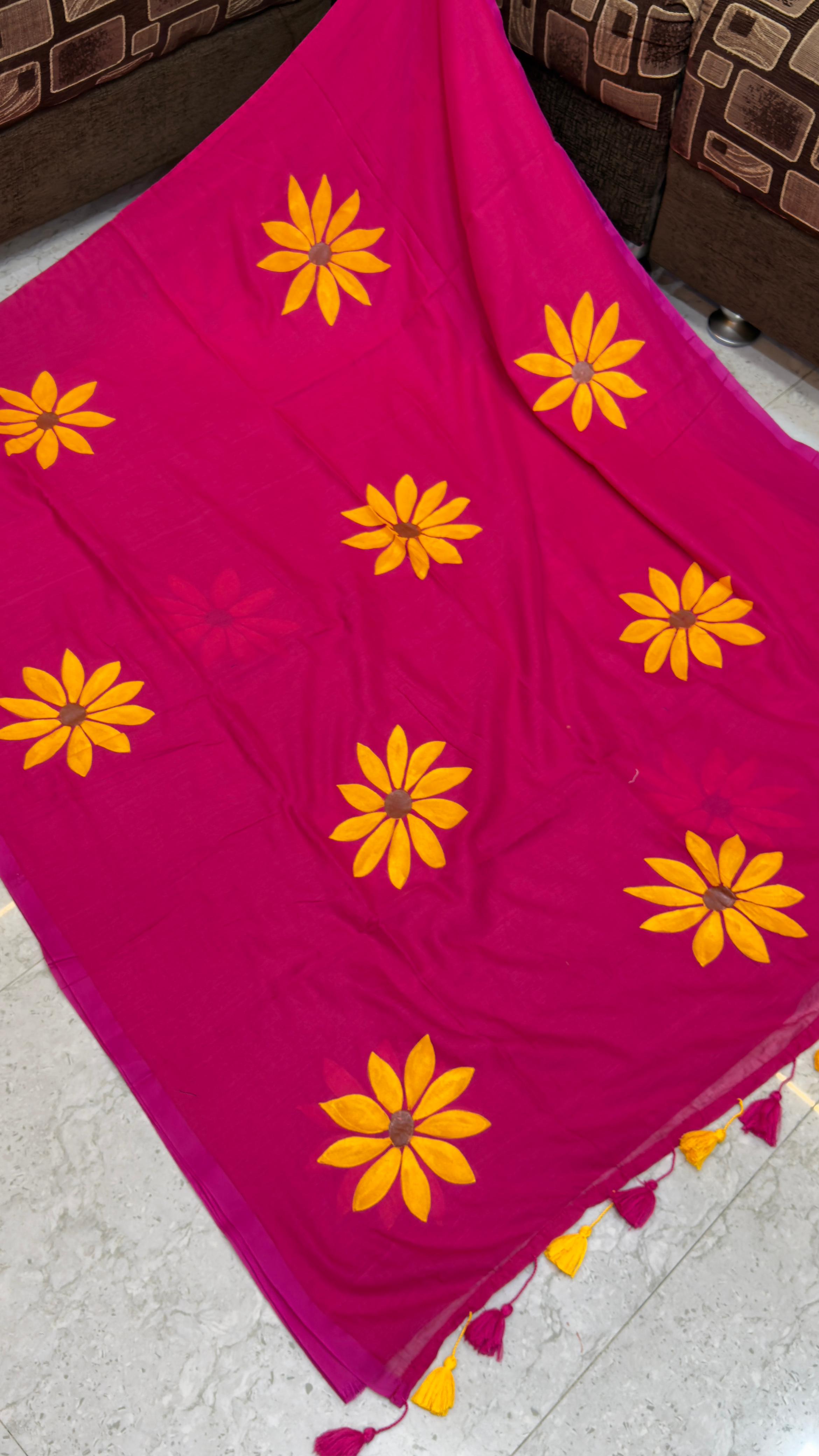 Mull Cotton Saree
