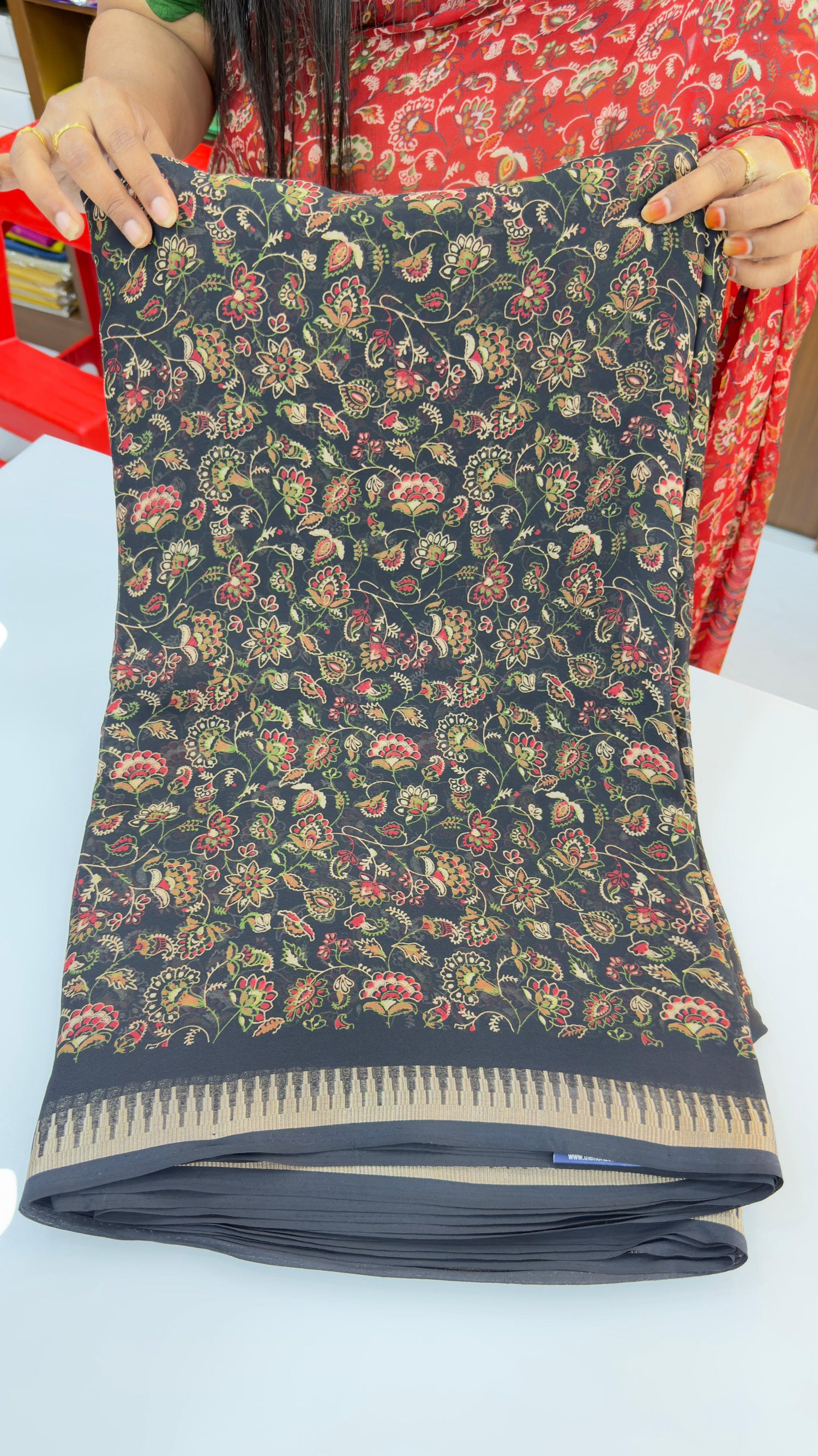 Light weight floral chiffons