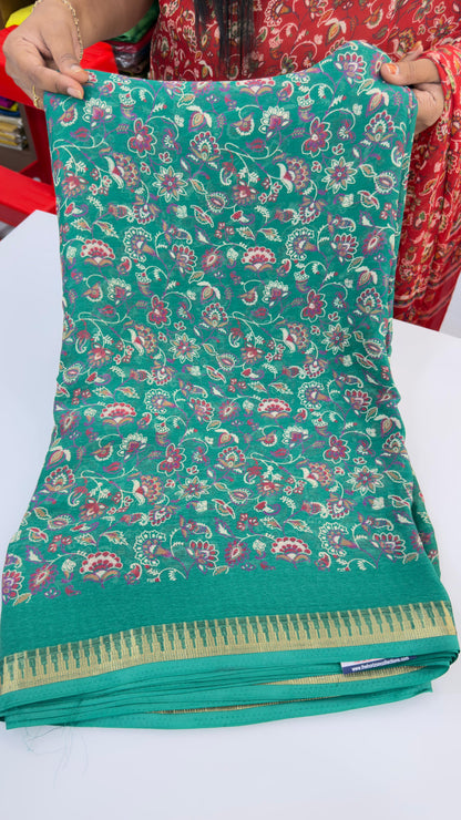 Light weight floral chiffons