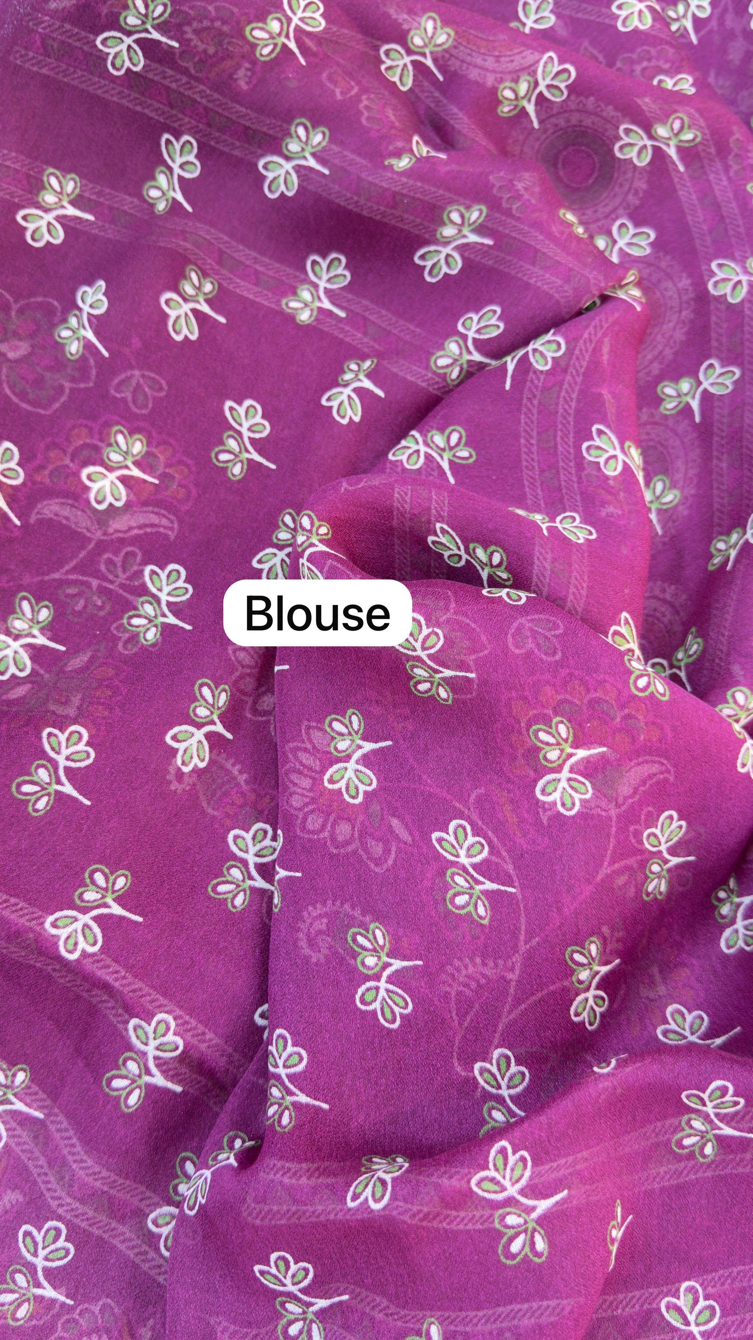 Light weight floral chiffons