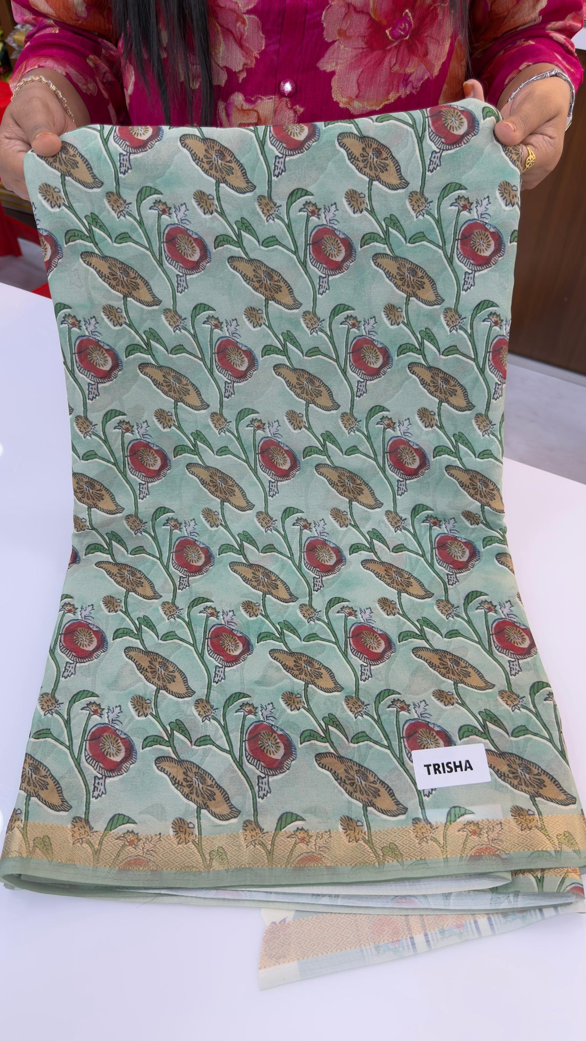 Trisha inspired Light weight Georgette sarees