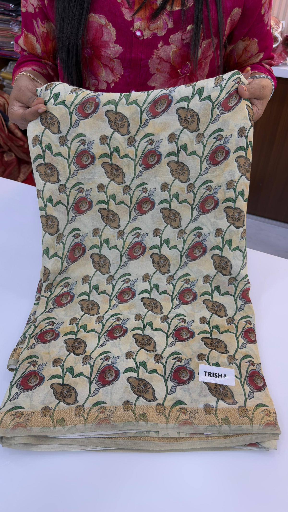Trisha inspired Light weight Georgette sarees