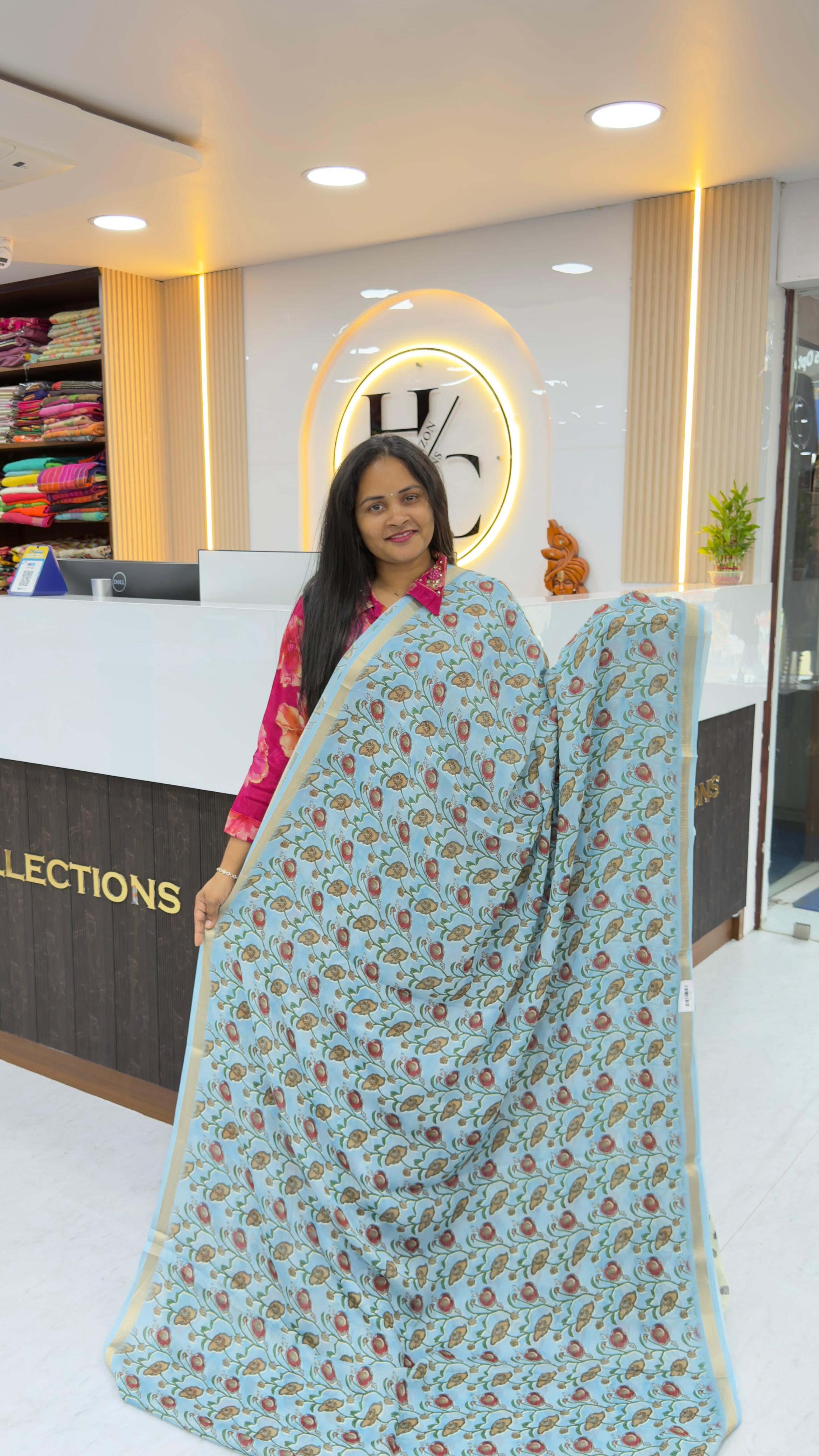 Trisha inspired Light weight Georgette sarees