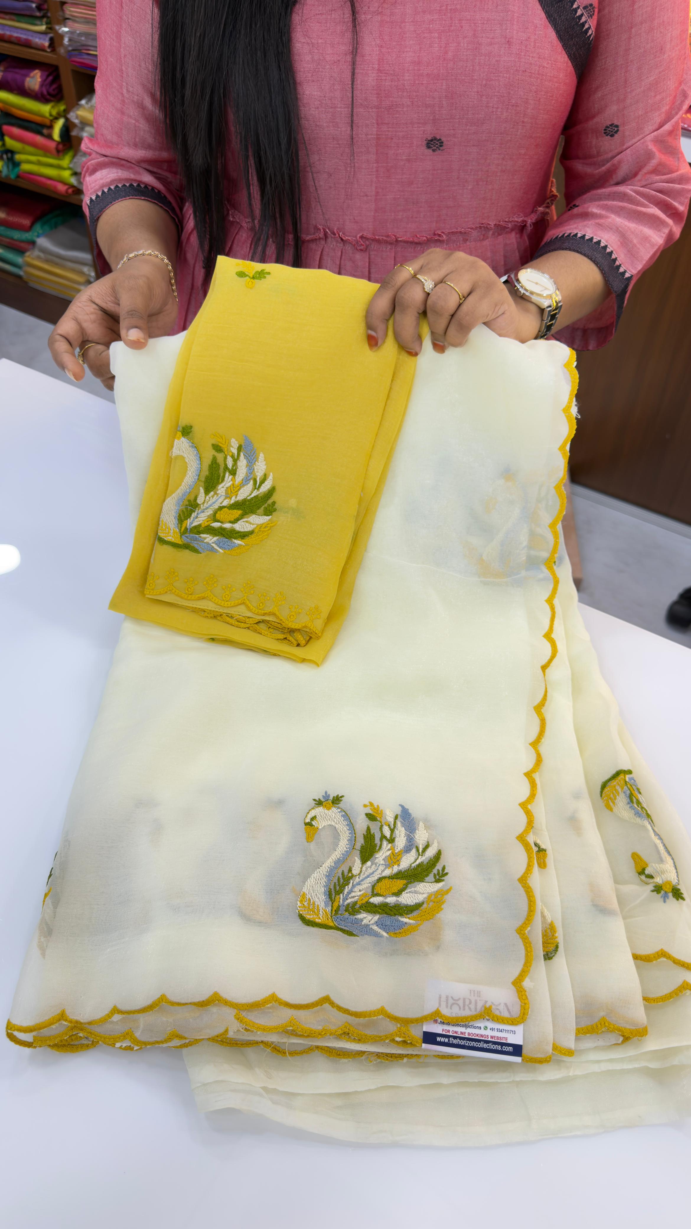 Crush Party wear saree