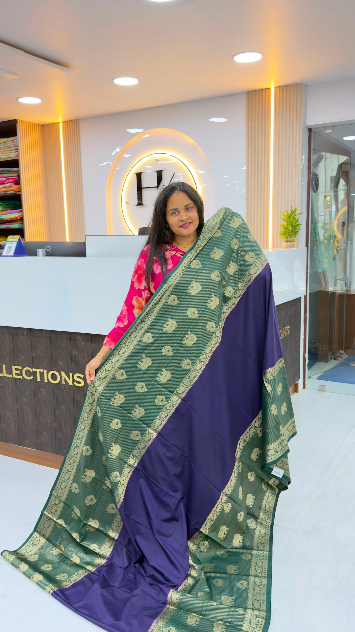 Double big border Mysore silk saree