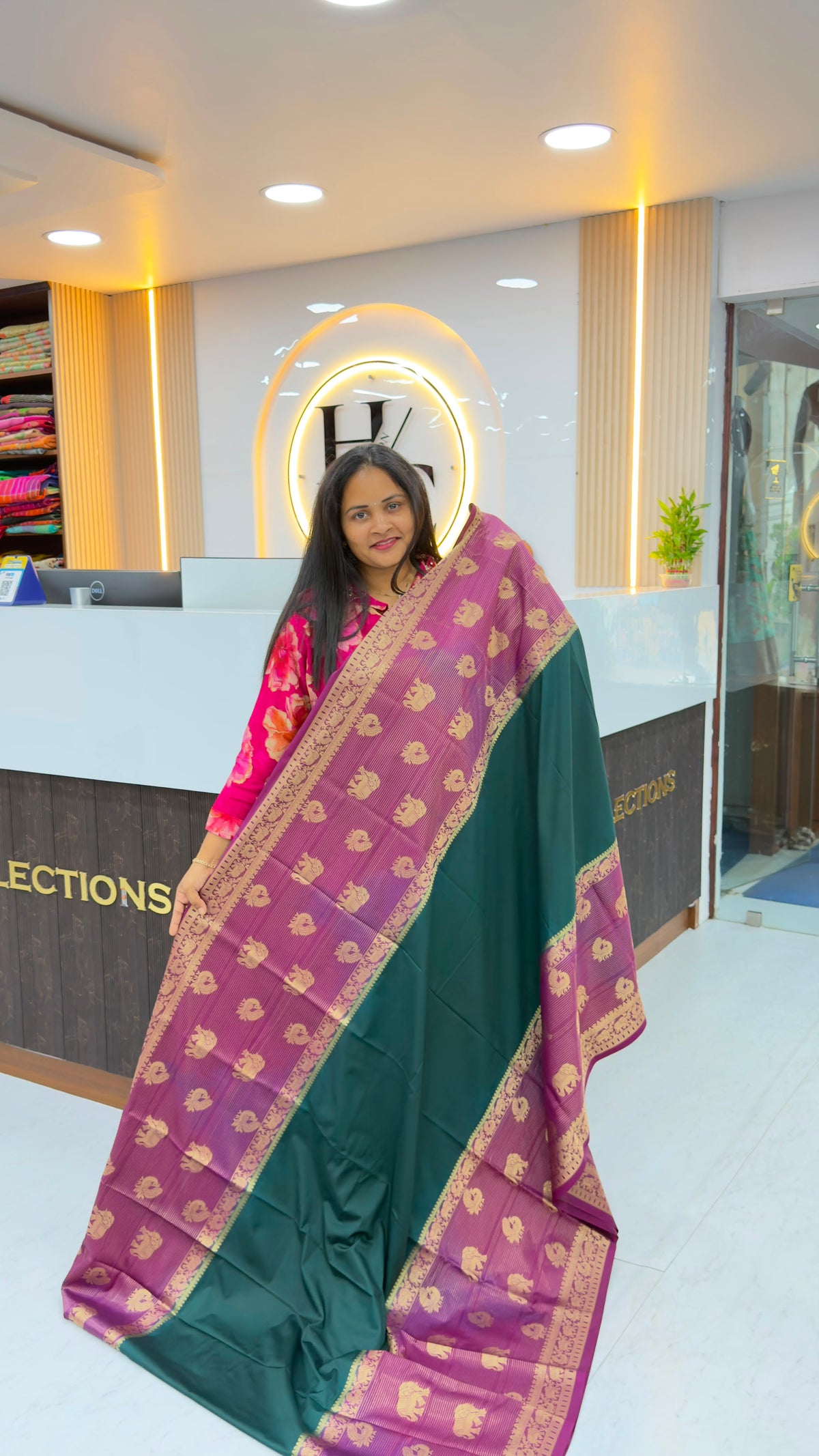 Double big border Mysore silk saree