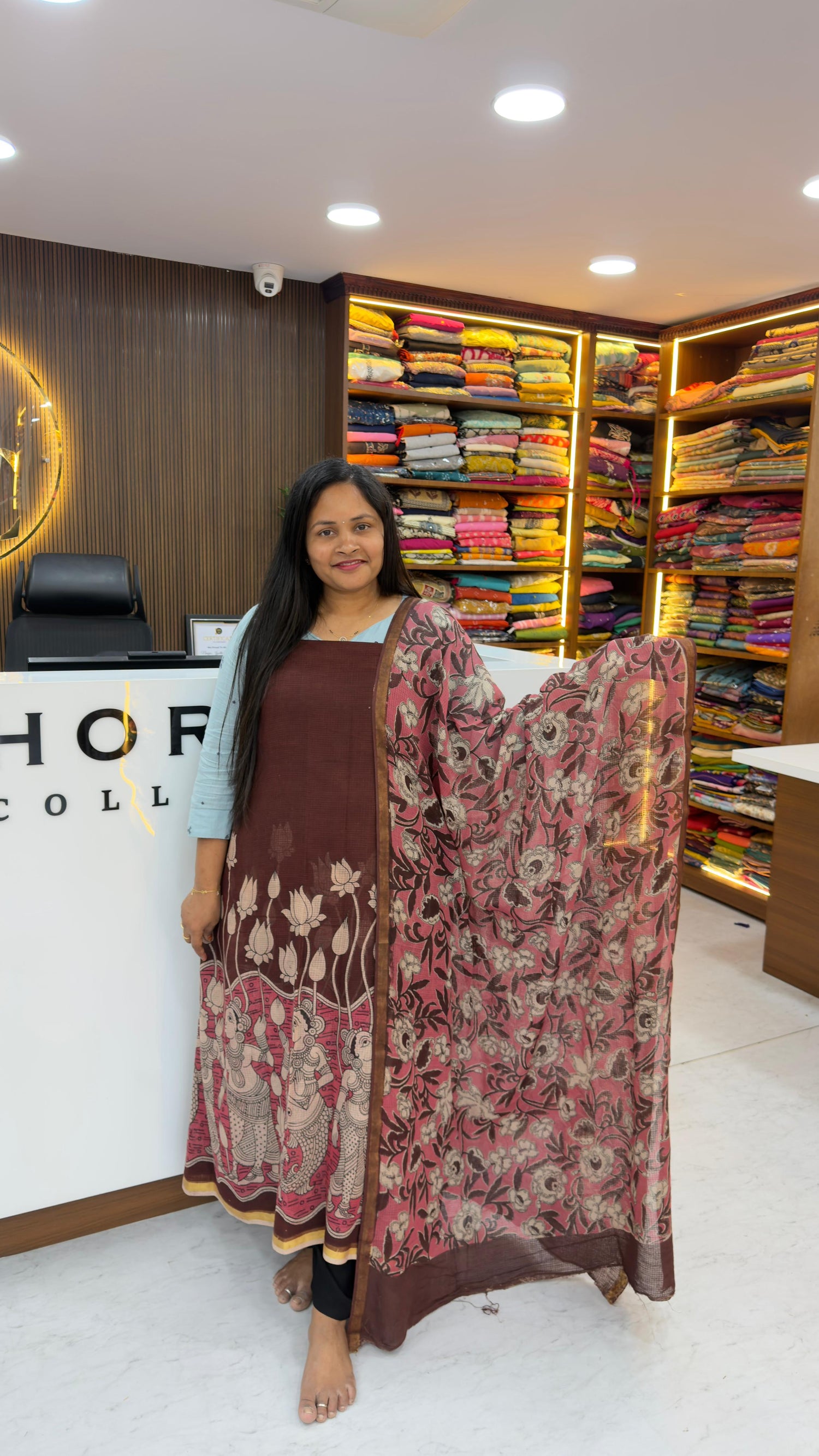 Kota Kalamkari dress materials