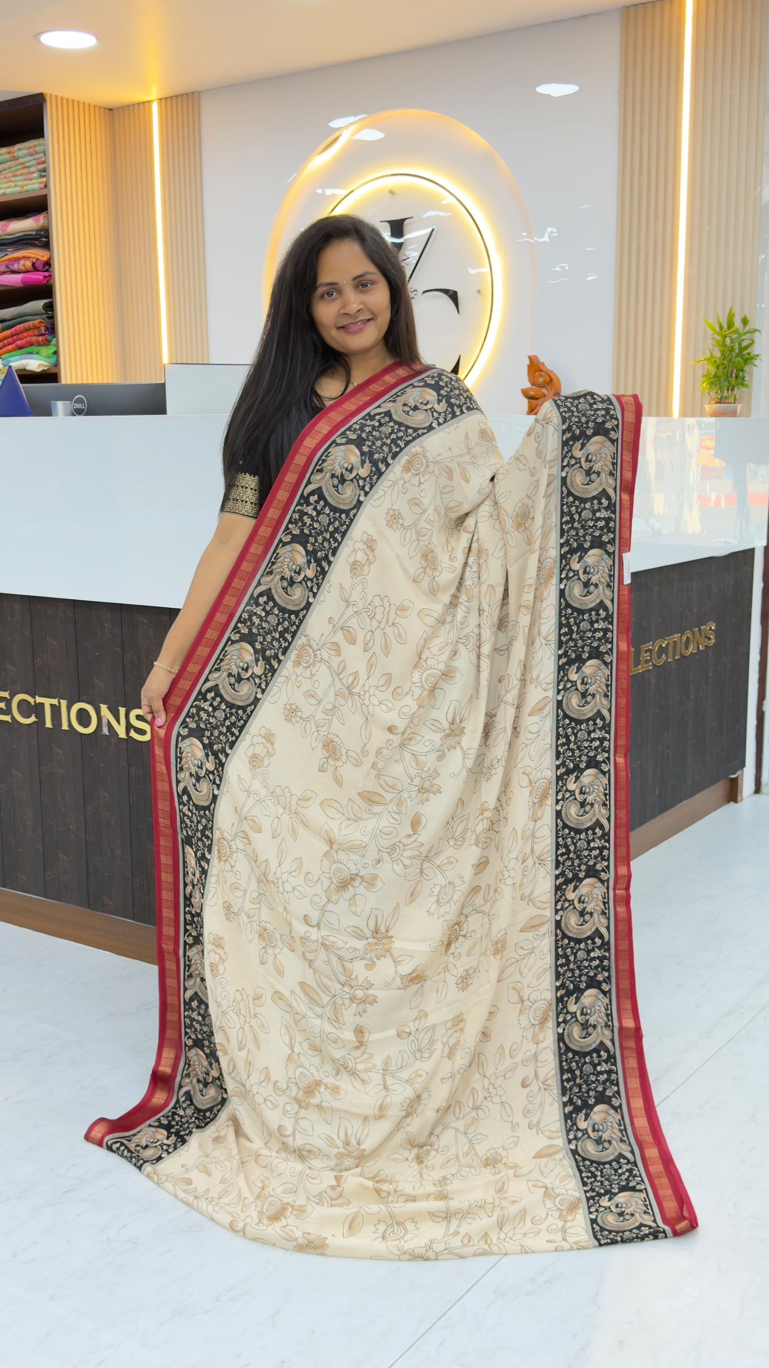 Light weight marshmallow sarees
