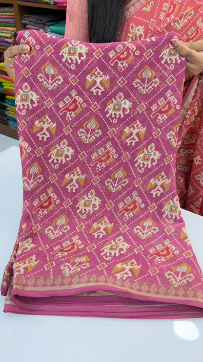 Patola design light weight chiffons