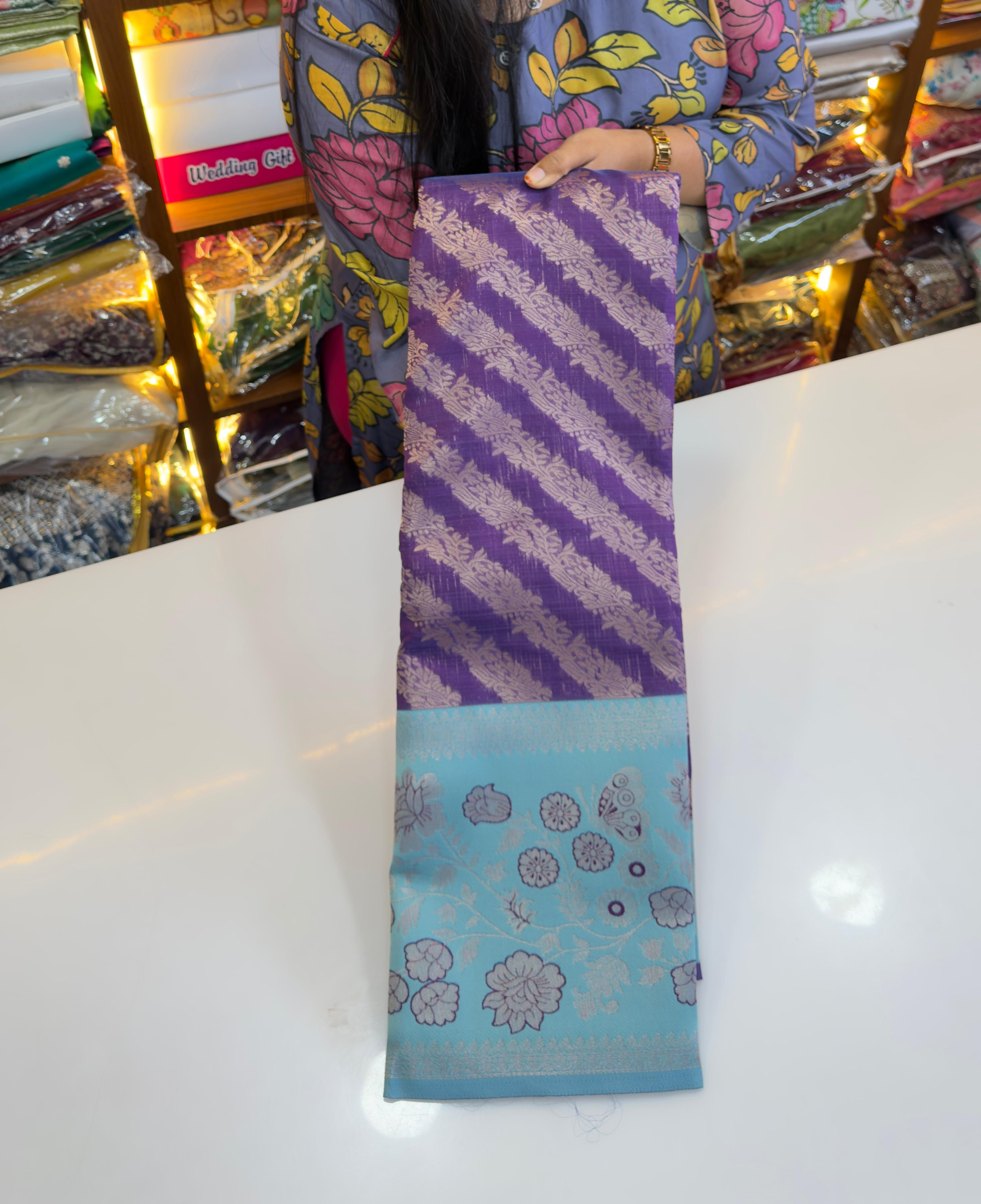 Light weight Meena patttu saree
