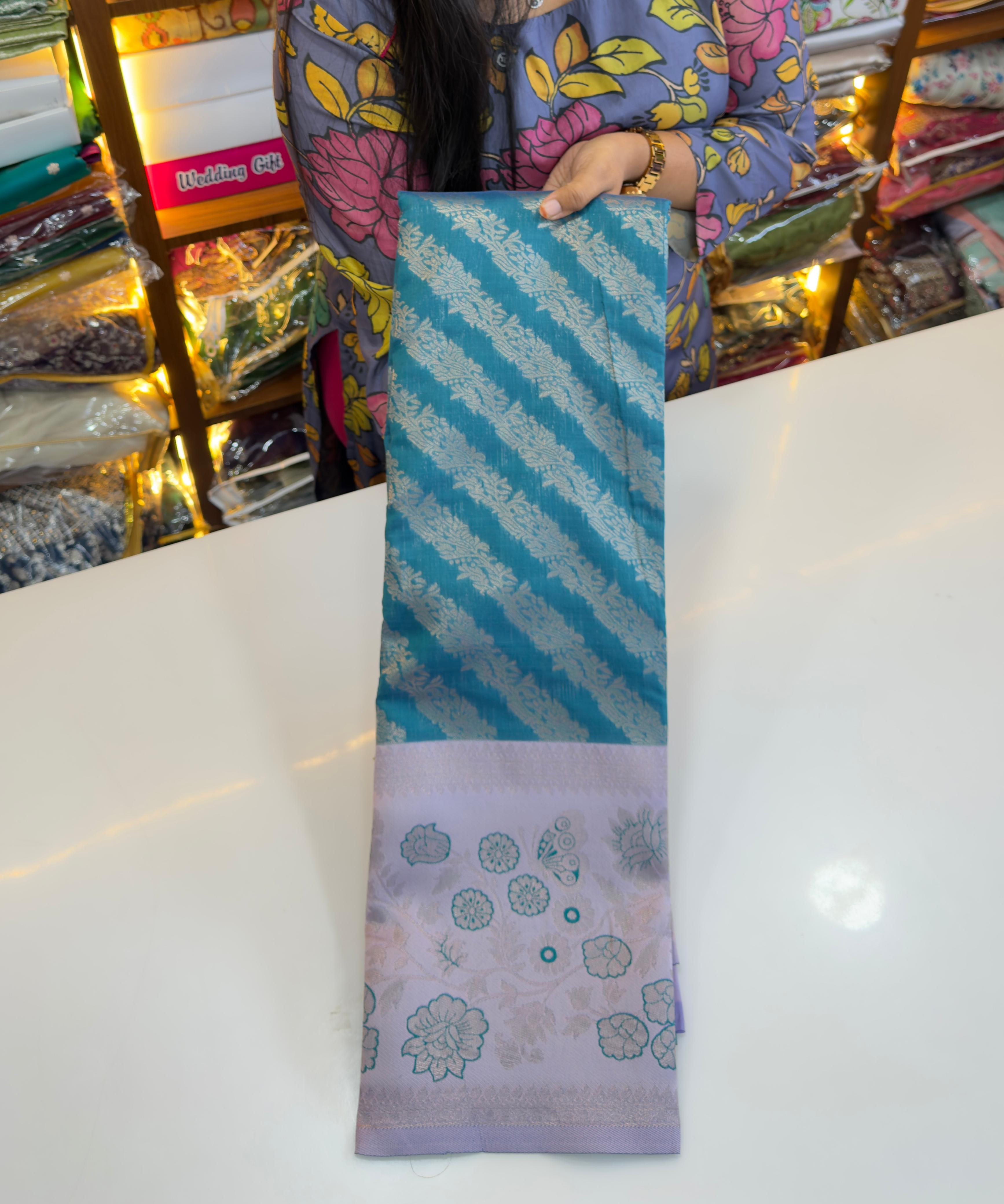 Light weight Meena patttu saree