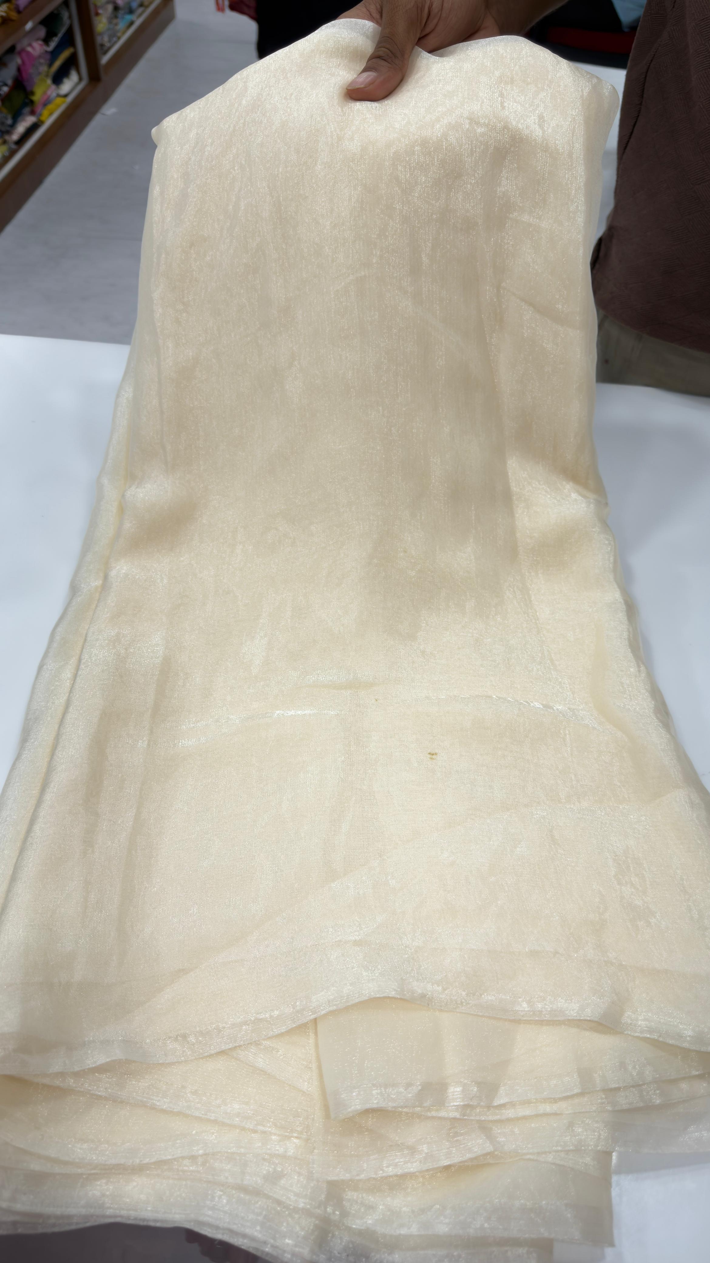 Space Silk plain Sarees
