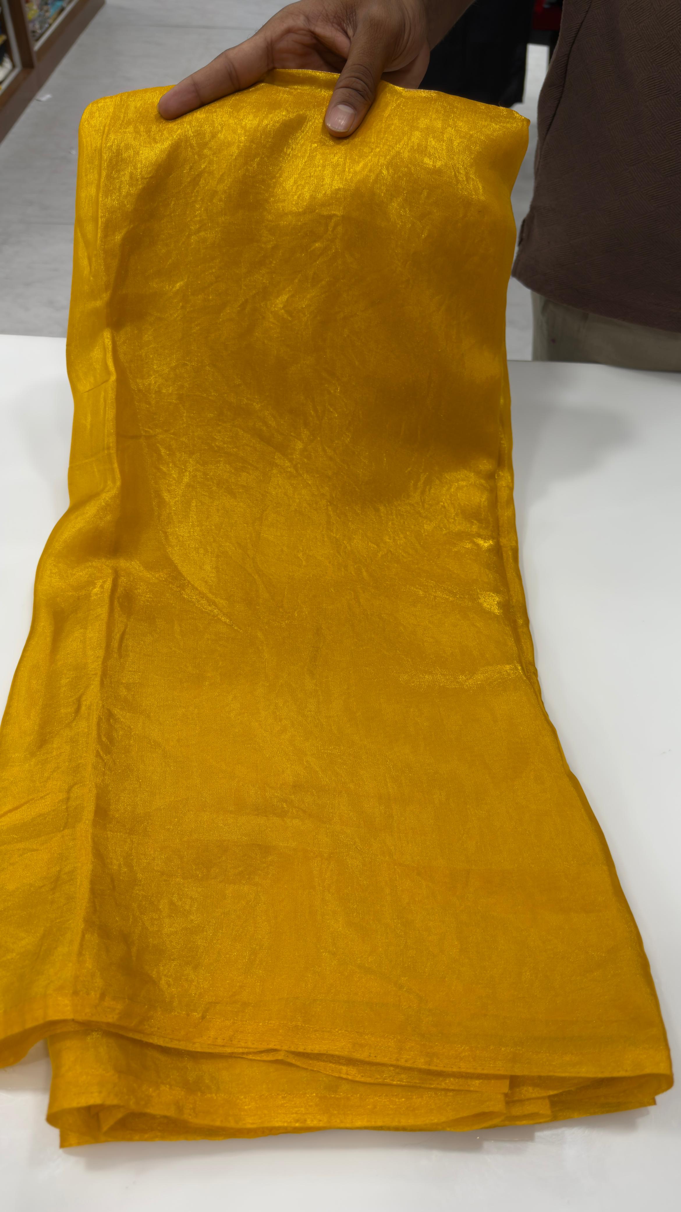 Space Silk plain Sarees