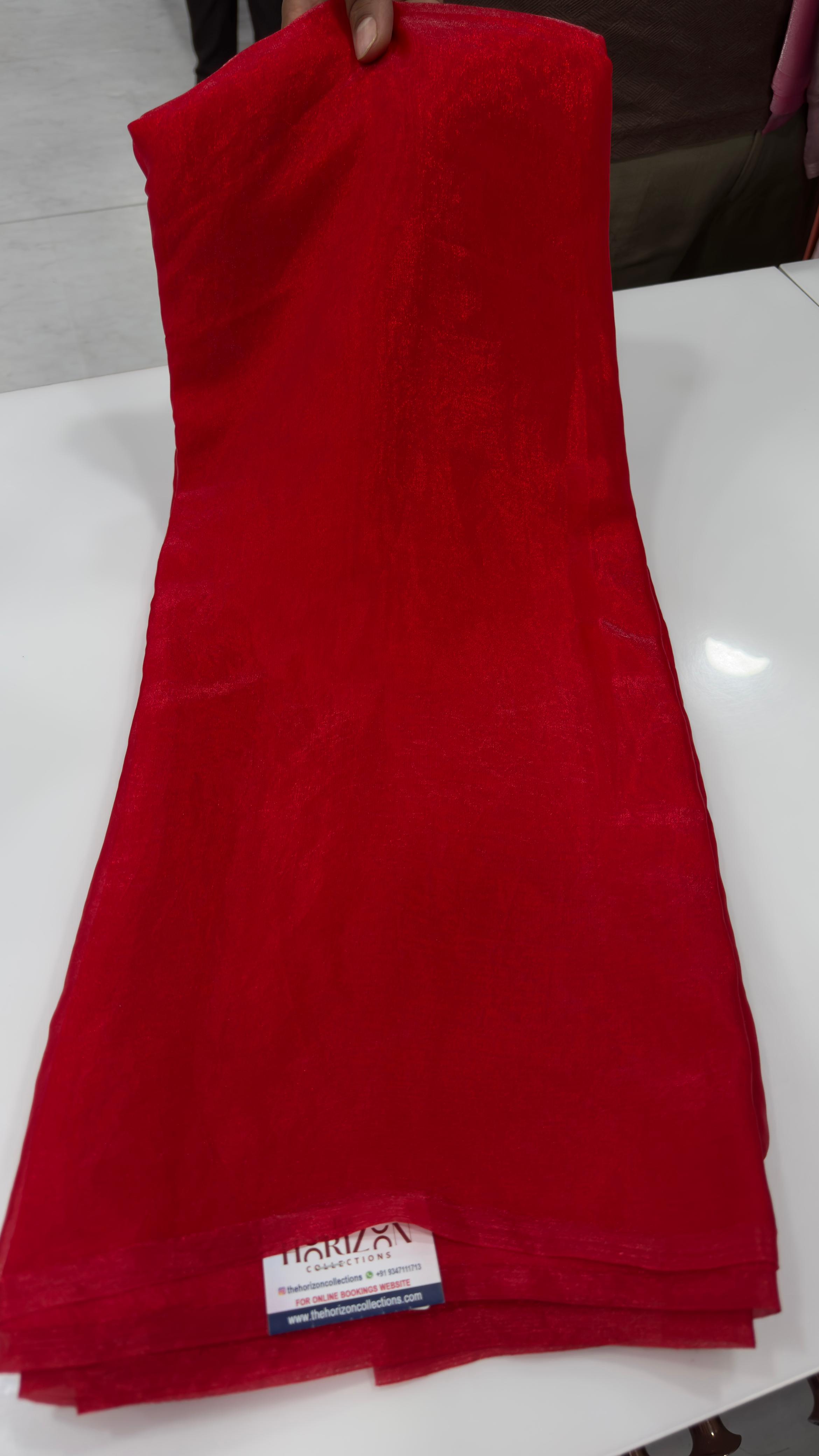 Space Silk plain Sarees