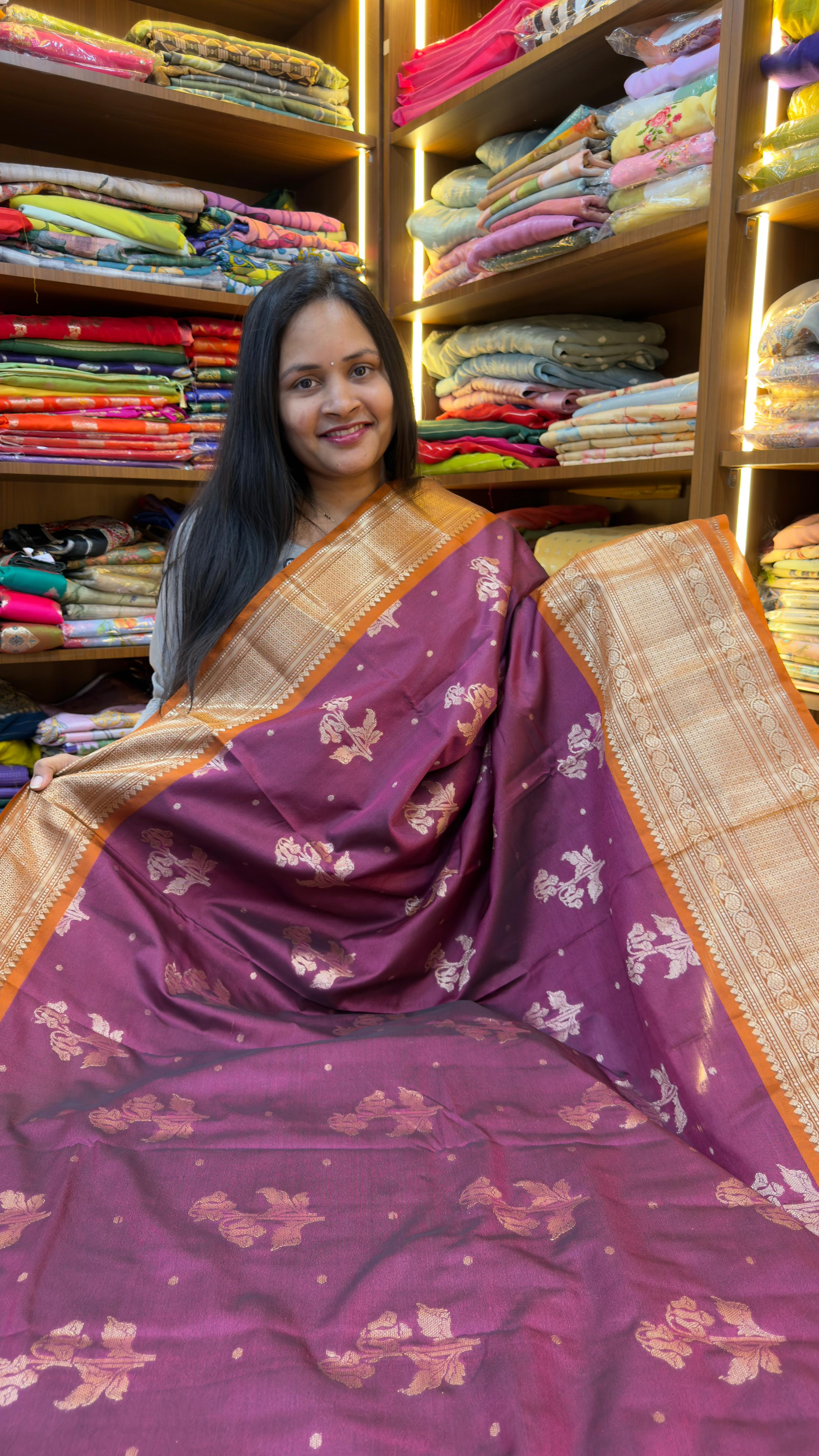 Banarasi sarees with Kanchi border