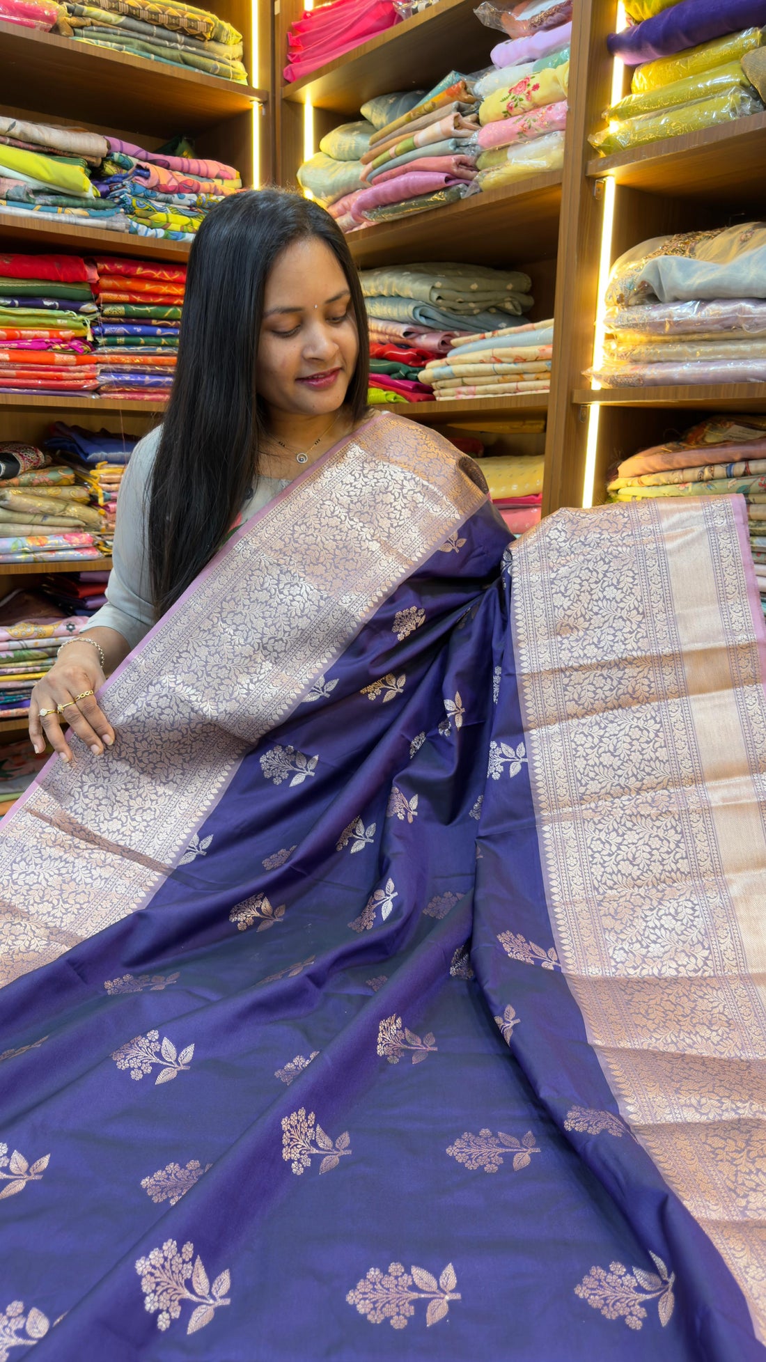 Banarasi sarees with Kanchi border