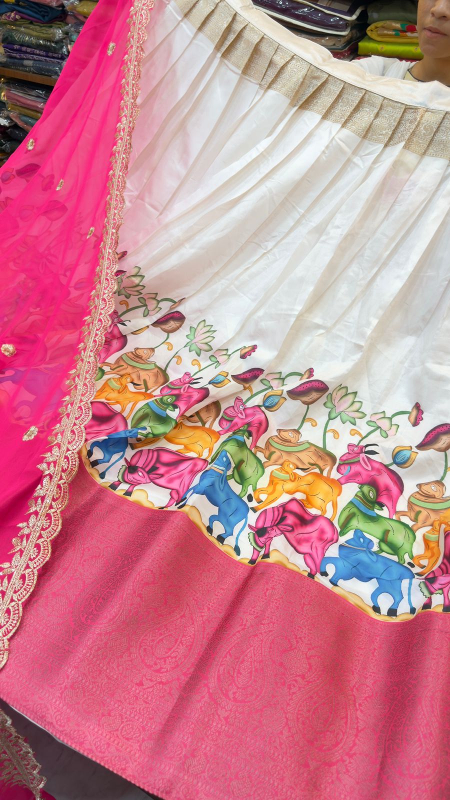 Kalamkari lehenga