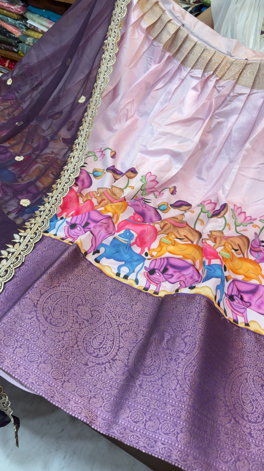 Kalamkari lehengas