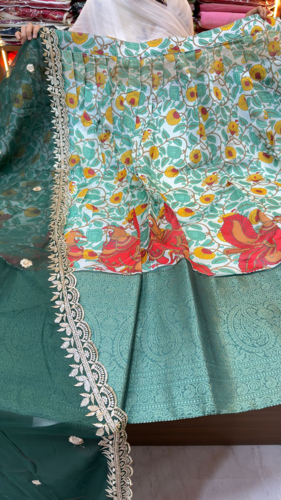 Kalamkari lehengas