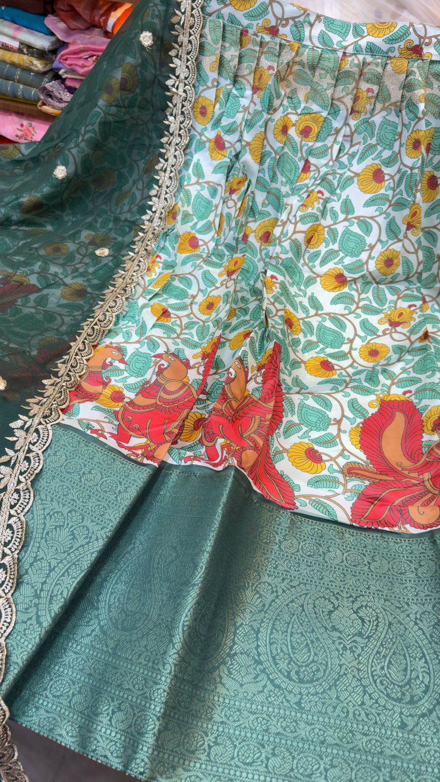 Kalamkari lehengas