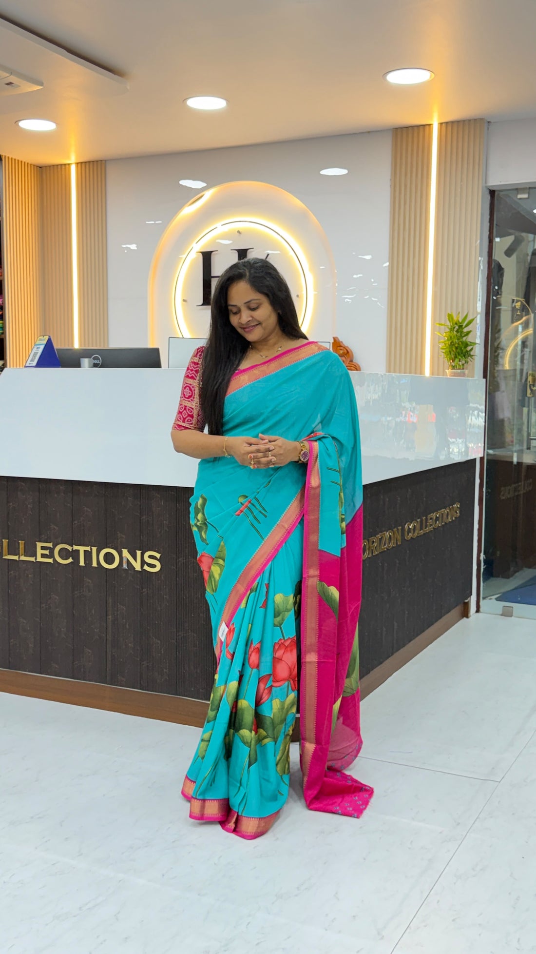 Soft silk mangalgiri saree