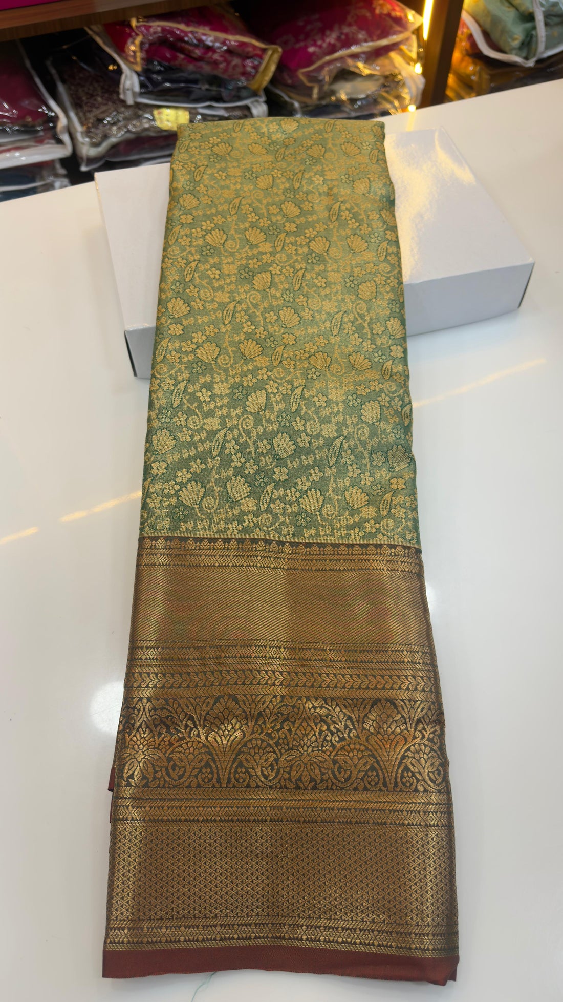 Semi Kanchi pattu sarees