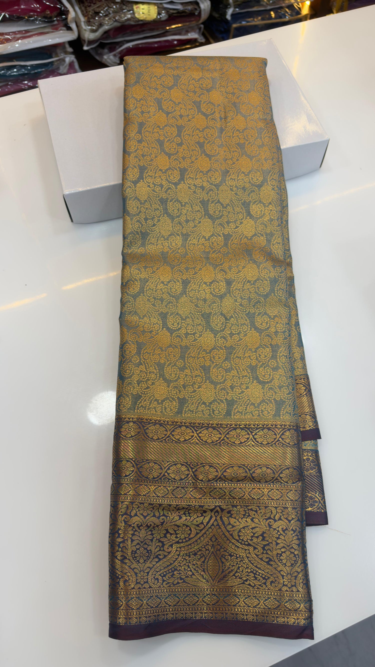Semi Kanchi pattu sarees